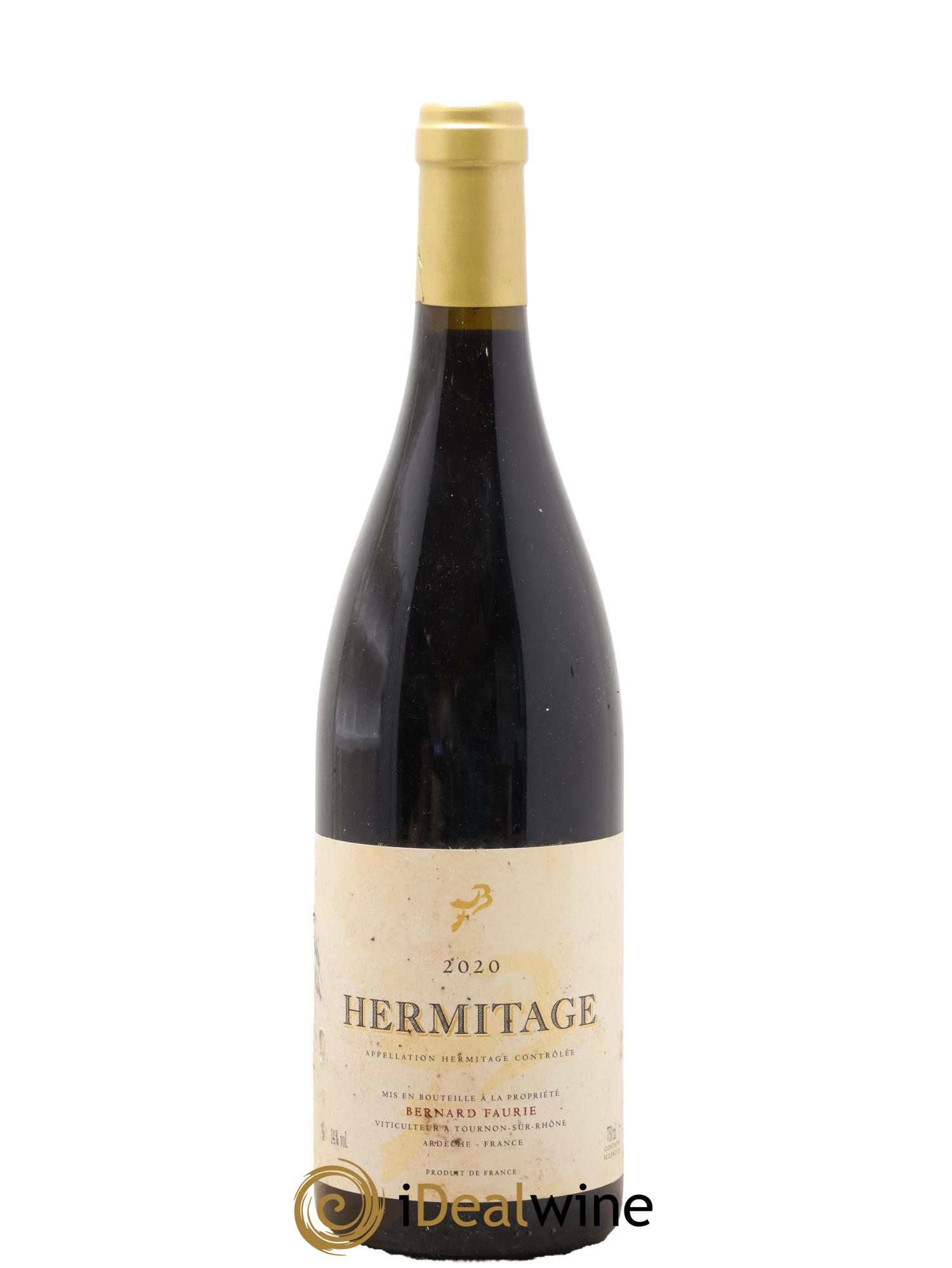 Hermitage Bessards Méal (capsule dorée) Bernard Faurie 2020 - Lot de 1 bouteille - 0