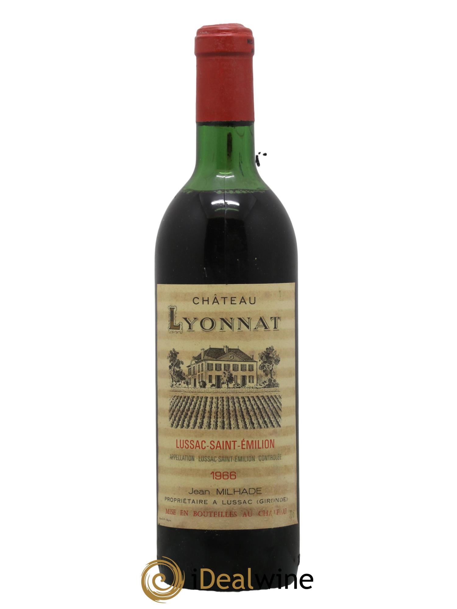 Château Lyonnat 1966 - Lot de 1 bouteille - 0