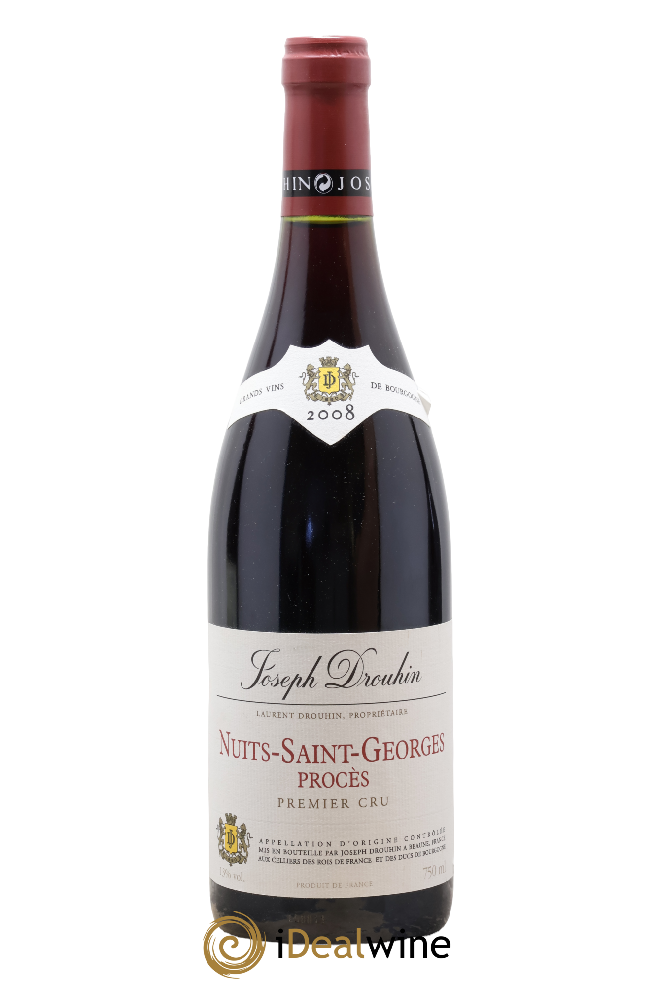 Nuits Saint-Georges 1er Cru Procès Joseph Drouhin 2008 - Lot de 1 bouteille - 0