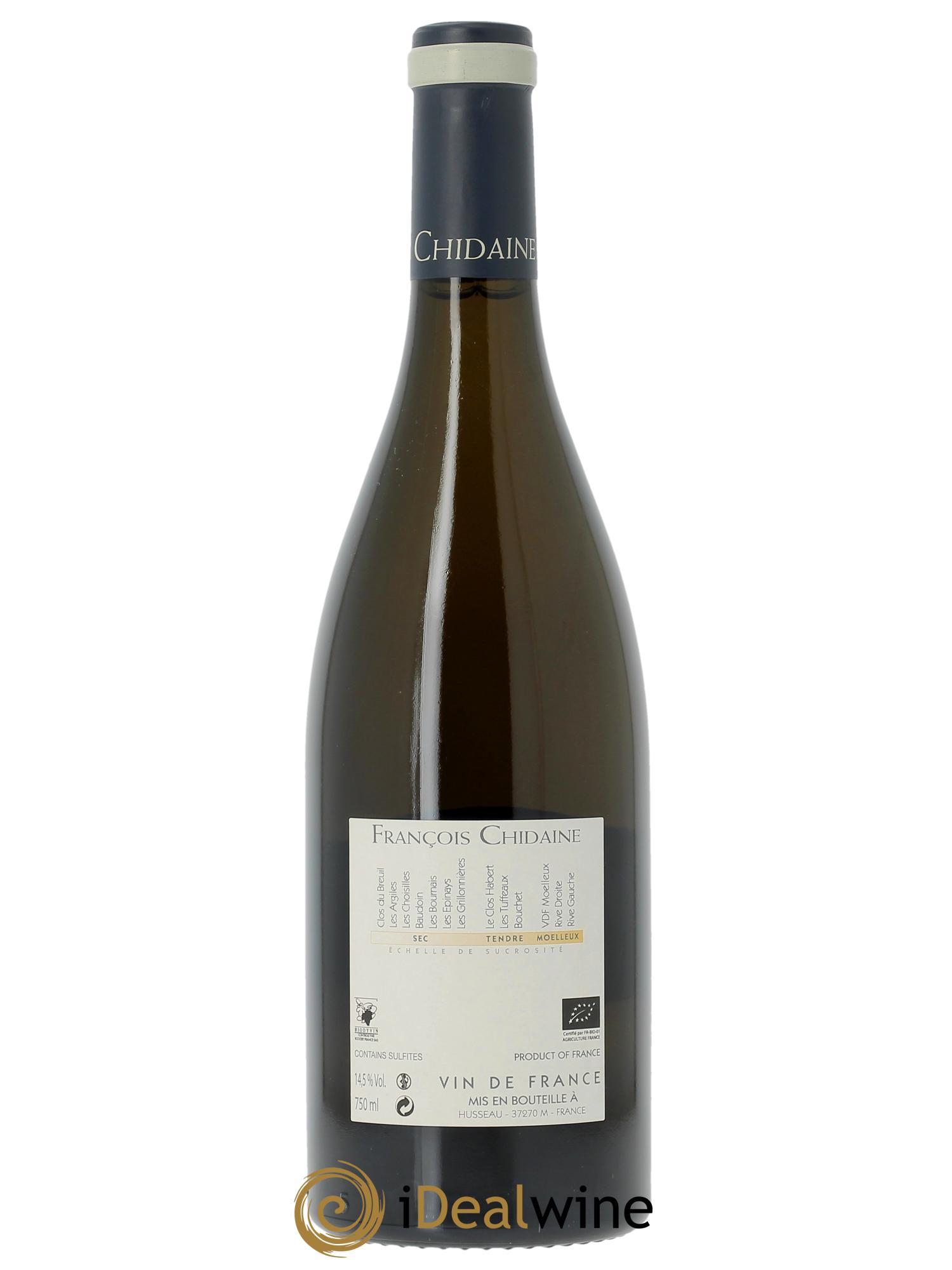Vin de France Baudoin François Chidaine 2021 - Lot de 1 bouteille - 1