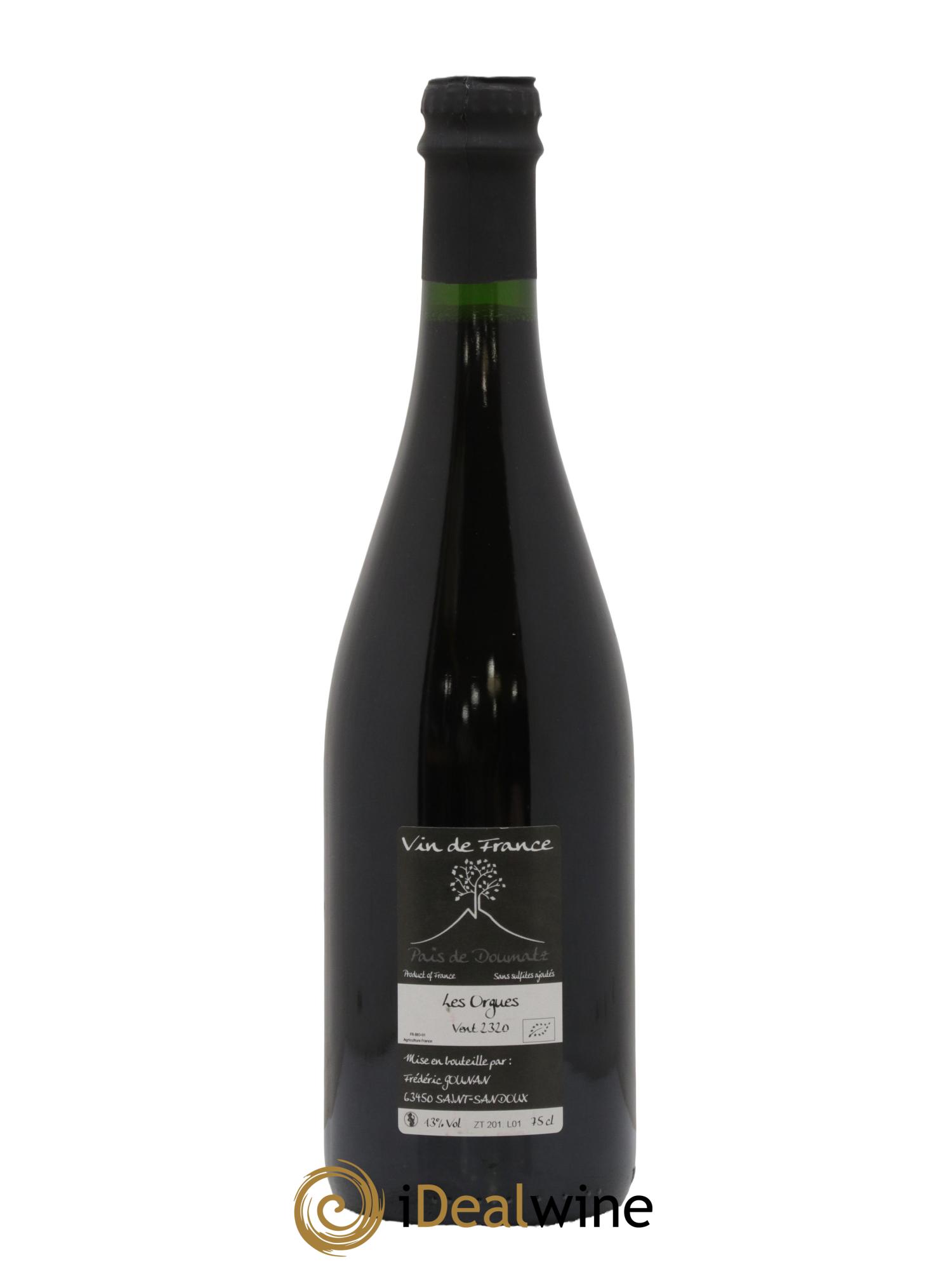 Vin de France Les Orgues Vignoble de l'Arbre Blanc 2020 - Lotto di 1 bottiglia - 1