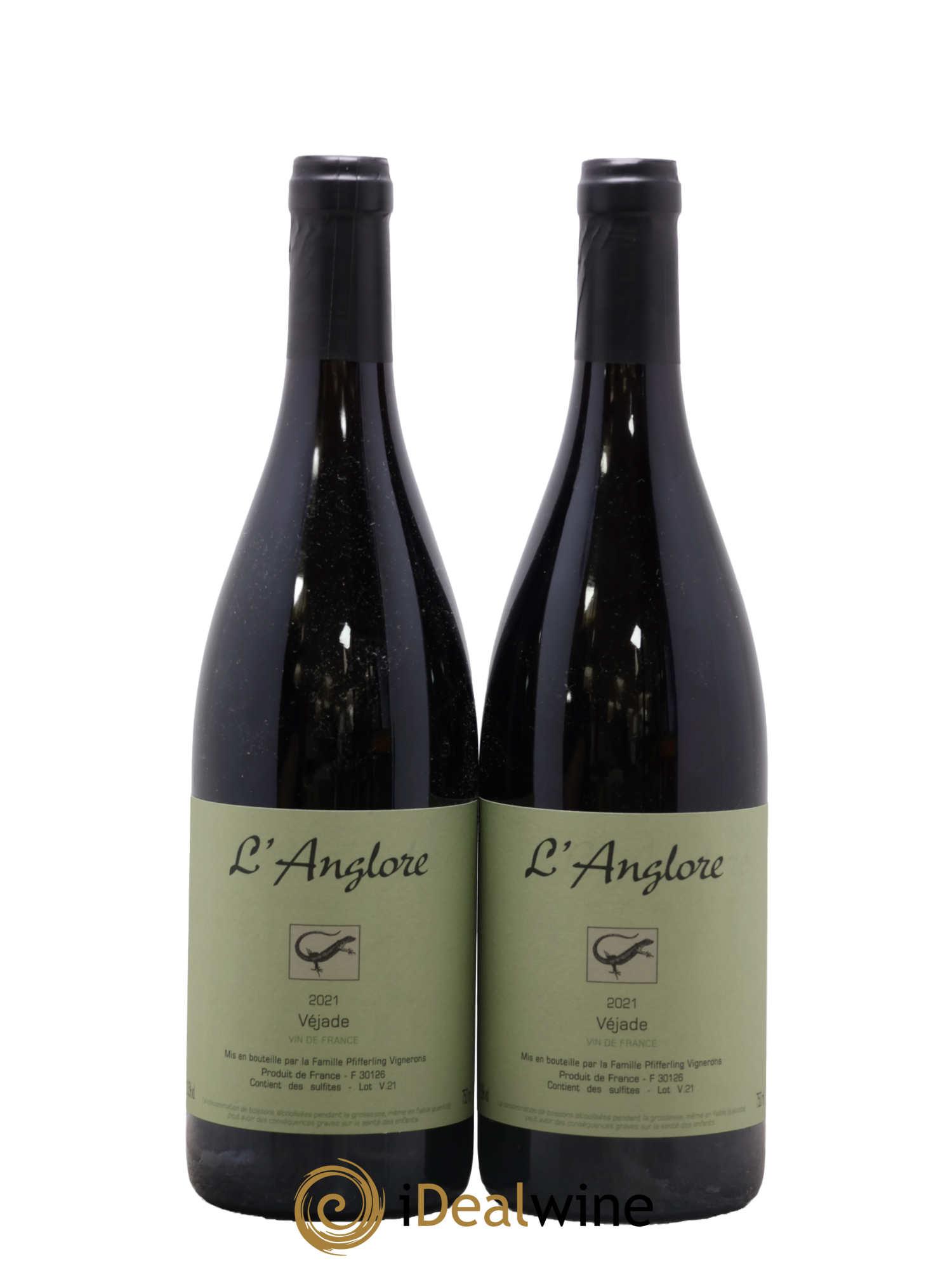 Vin de France Véjade L'Anglore 2021 - Lotto di 2 bottiglie - 0