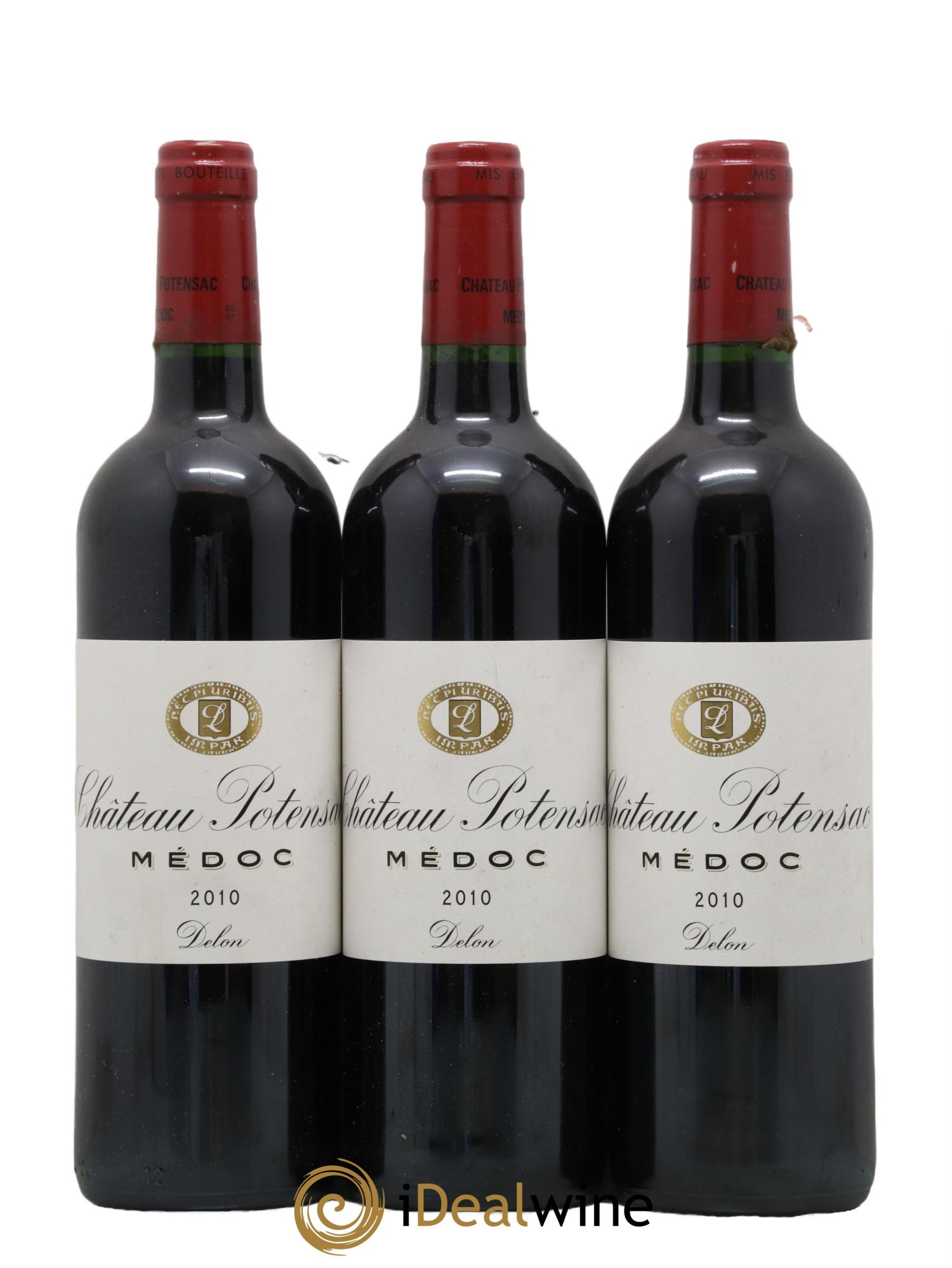 Château Potensac 2010 - Posten von 3 Flaschen - 0