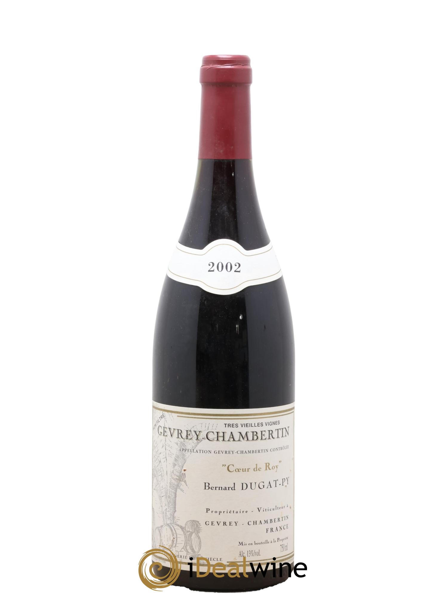 Gevrey-Chambertin Coeur de Roy Très Vieilles Vignes Dugat-Py 2002 - Lotto di 1 bottiglia - 0