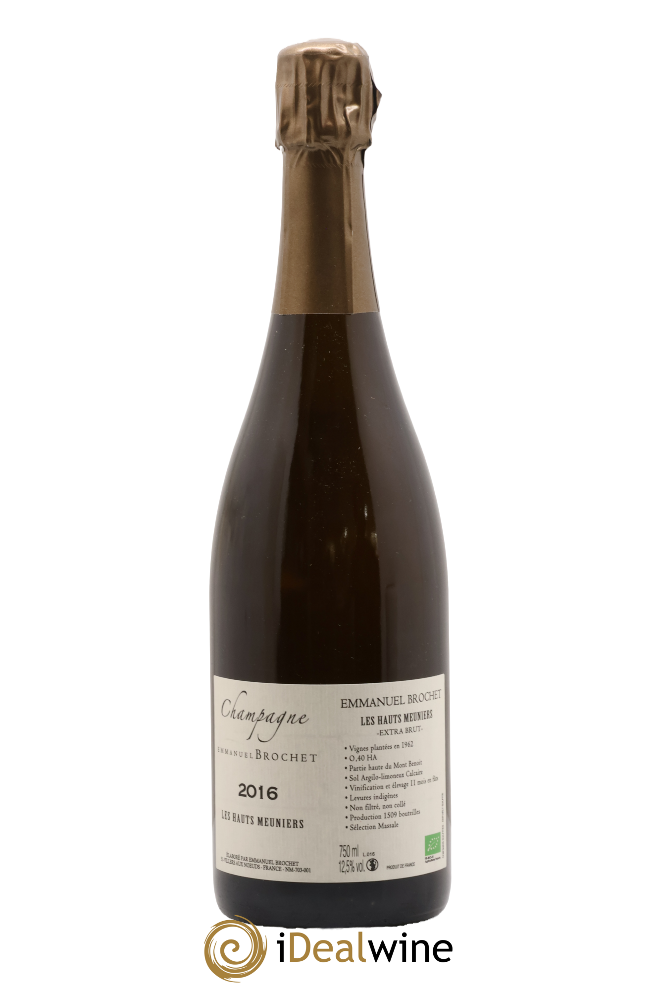 Les Hauts Meuniers Extra-Brut Emmanuel Brochet 2016 - Posten von 1 Flasche - 0