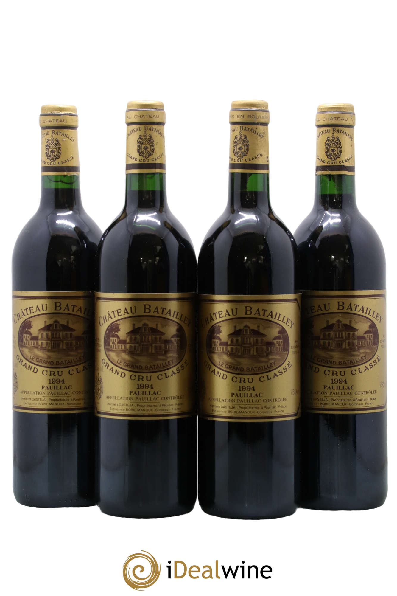 Château Batailley 5ème Grand Cru Classé 1994 - Lot de 4 bouteilles - 0