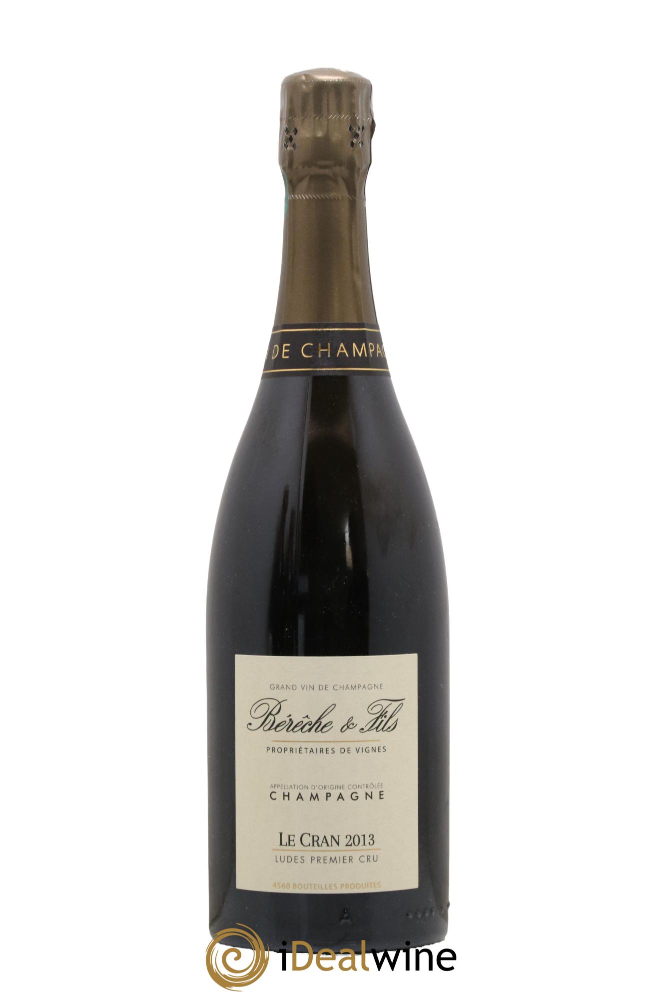Ludes 1er Cru Le Cran Extra-Brut Bérêche et Fils 2013 - Lot de 1 bouteille - 0