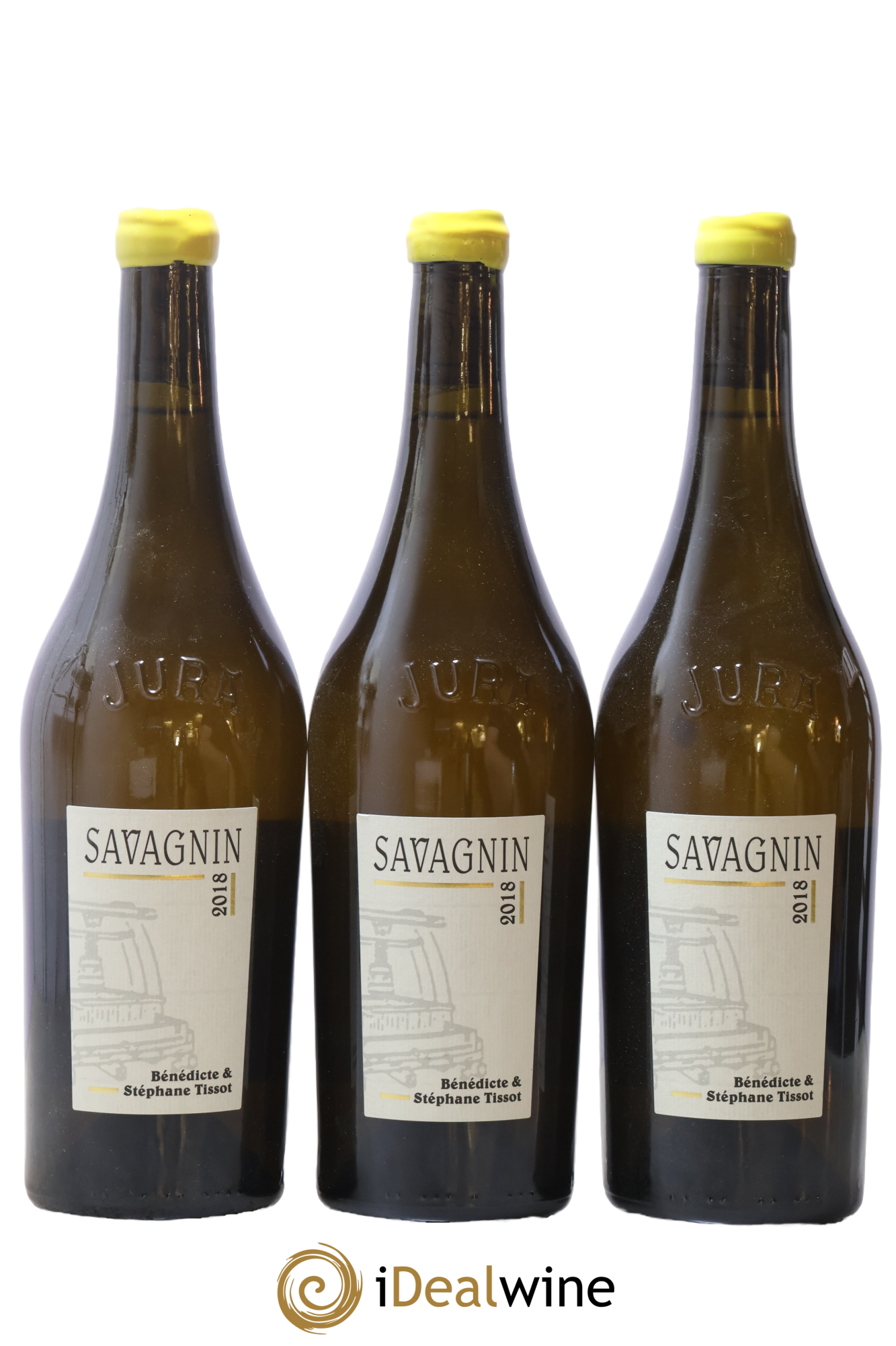 Arbois Savagnin Bénédicte et Stéphane Tissot 2018 - Lote de 3 botellas - 0
