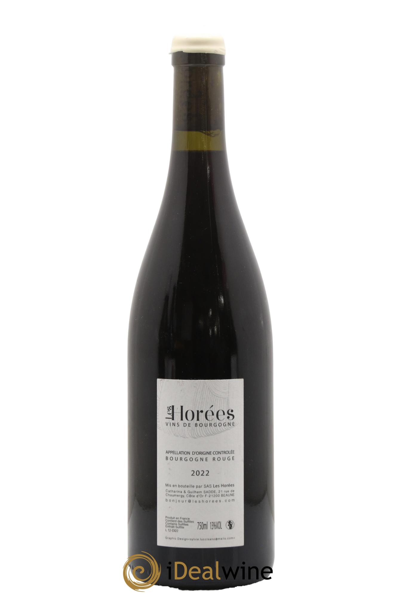 Bourgogne Des Six Ifs Les Horées 2022 - Lot de 1 bouteille - 1