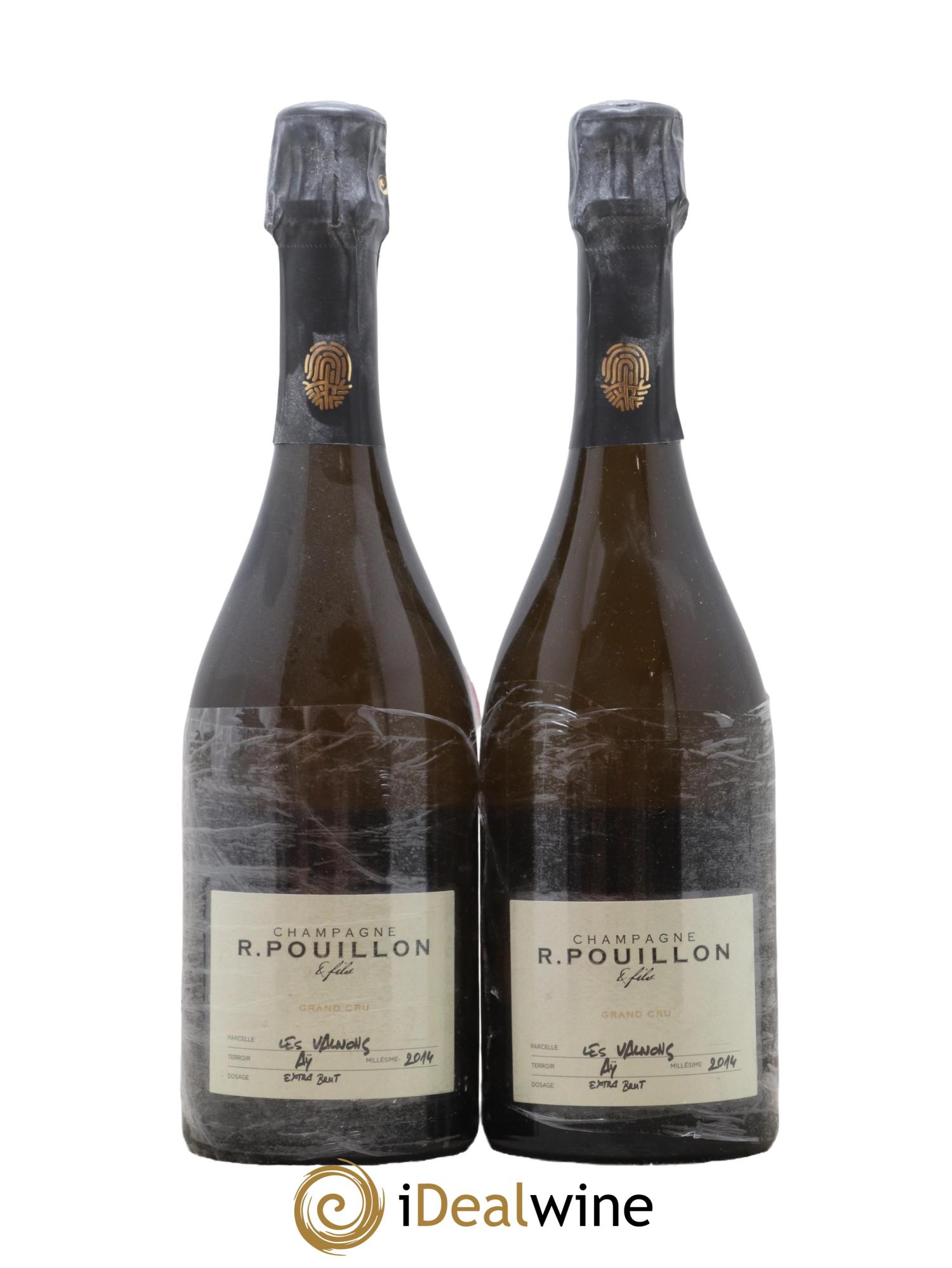 Les Valnons Grand Cru Extra-Brut R. Pouillon & fils 2014 - Lot de 2 bouteilles - 0