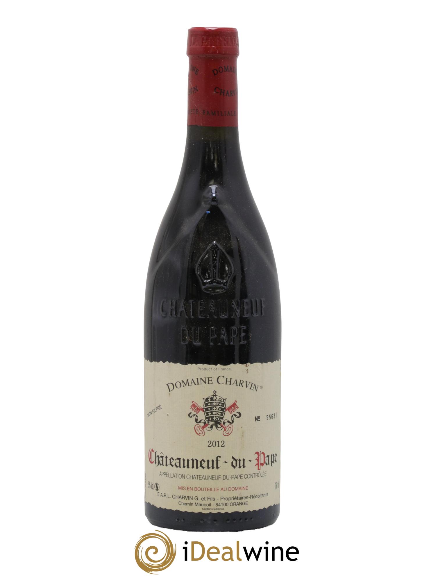 Châteauneuf-du-Pape Charvin (Domaine) 2012 - Lot de 1 bouteille - 0