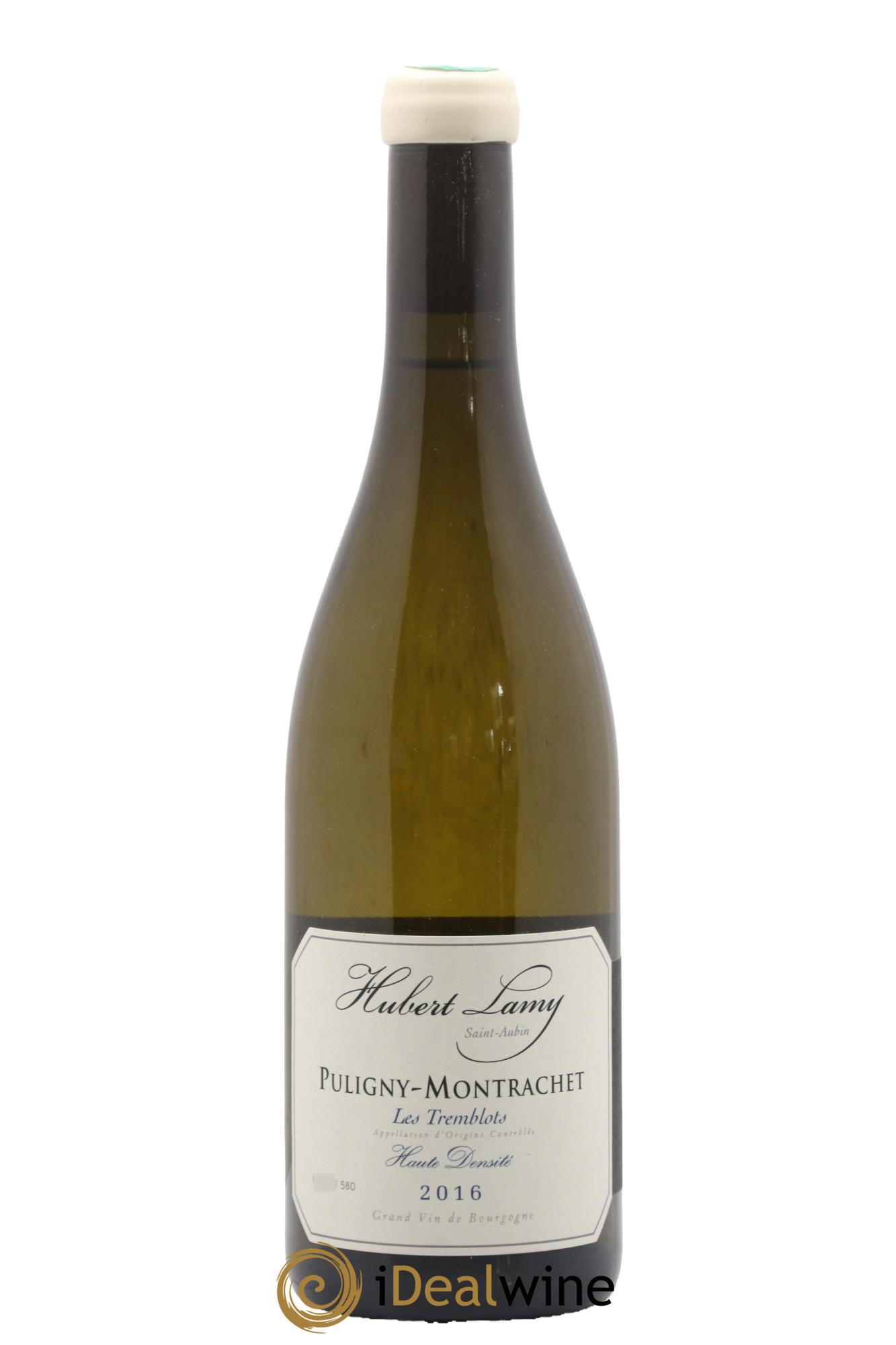 Puligny-Montrachet Les Tremblots Haute Densité Hubert Lamy 2016 - Lot of 1 bottle - 0