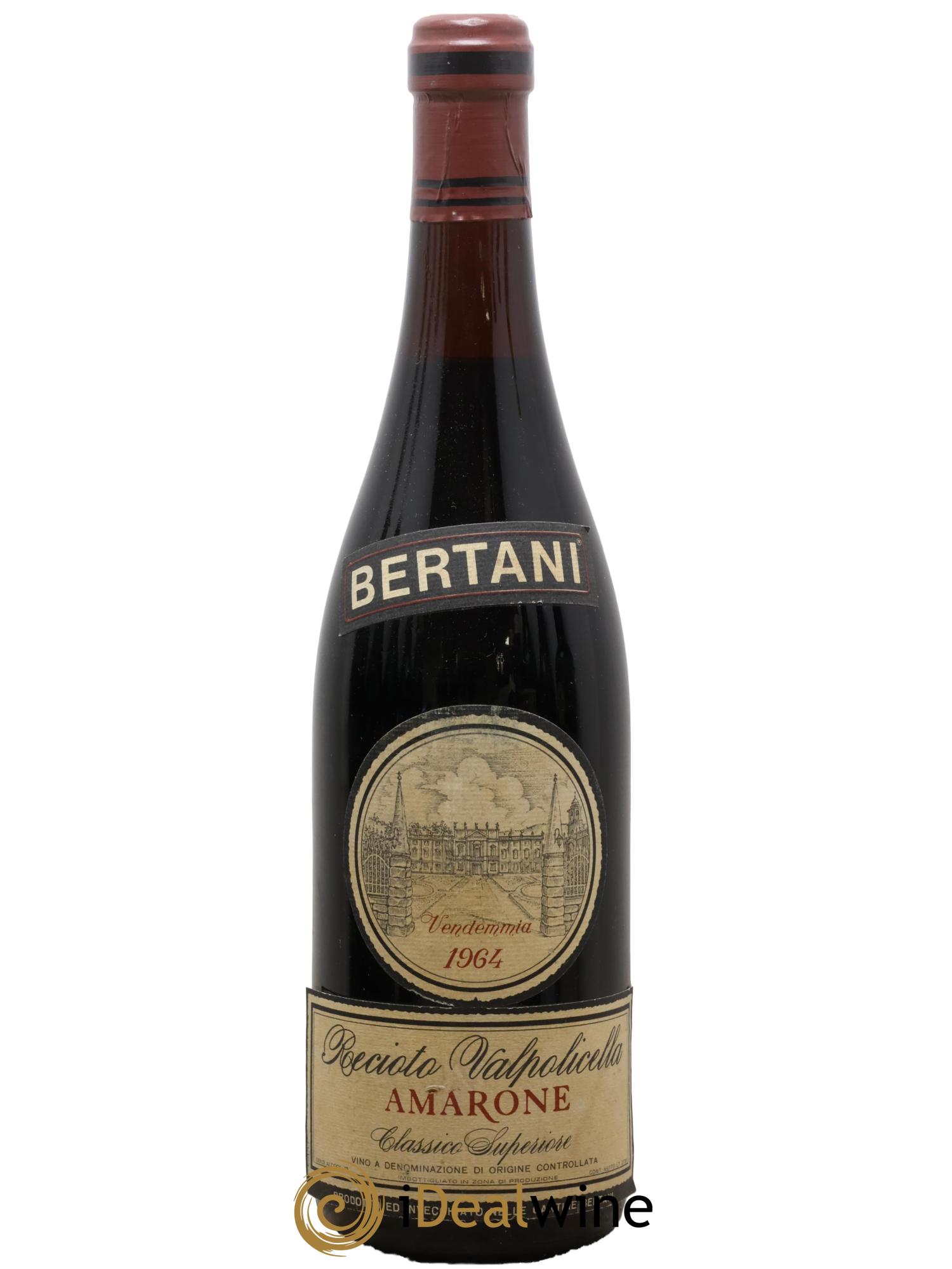 Amarone della Valpolicella DOC Bertani 1964 - Lot de 1 bouteille - 0