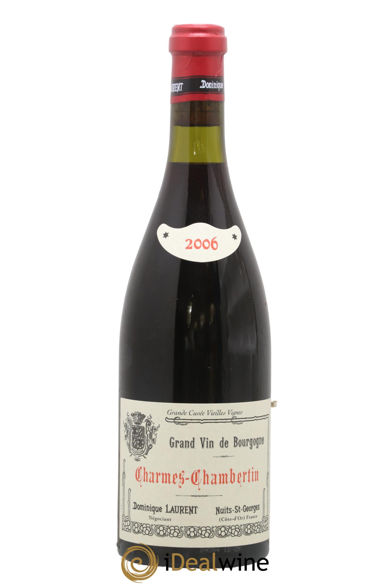 Charmes-Chambertin Grand Cru Vieilles Vignes Dominique Laurent 2006 - Lot of 1 bottle - 0