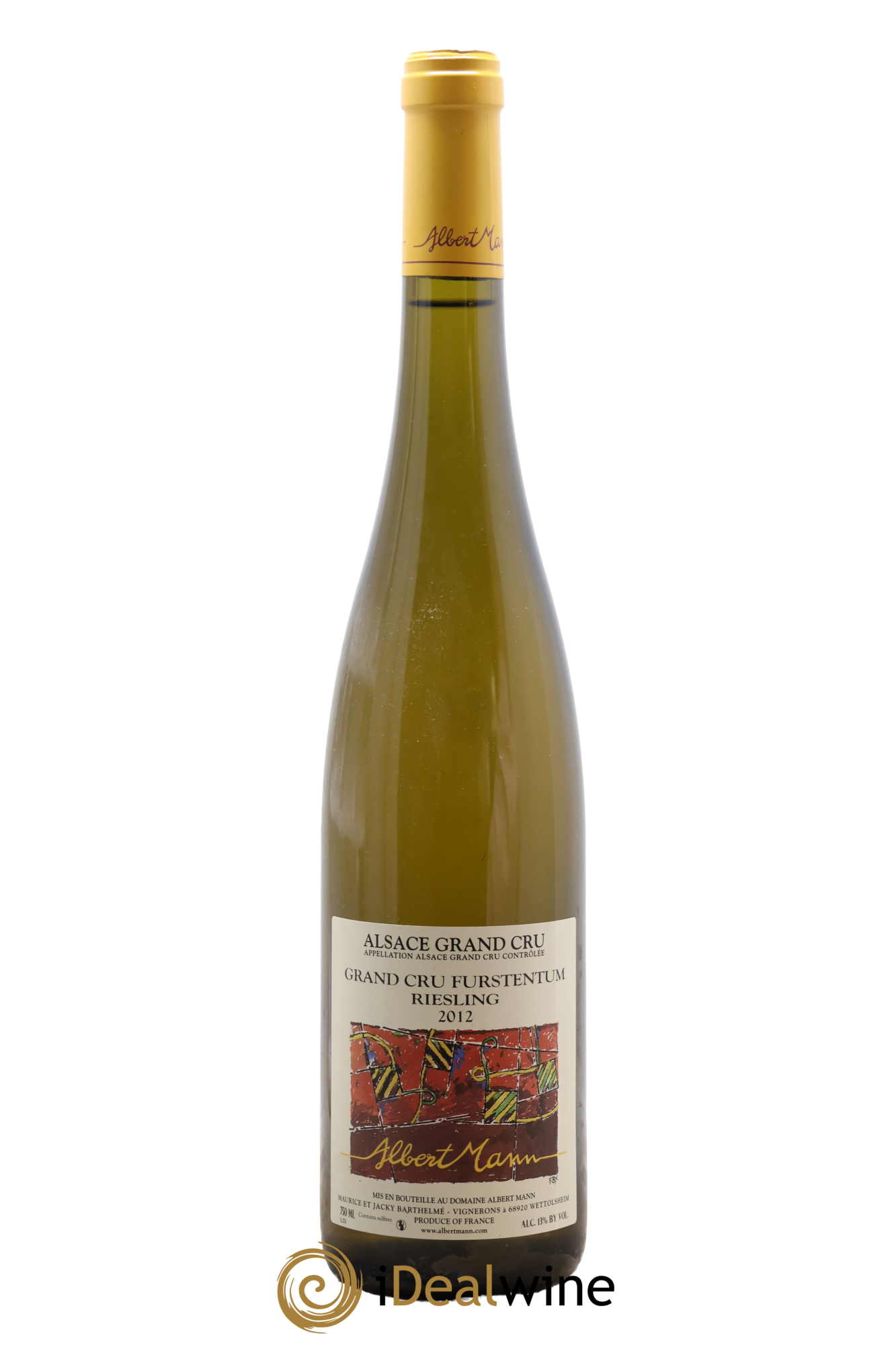Alsace Riesling Grand Cru Furstentum Albert Mann 2012 - Lot of 1 bottle - 0