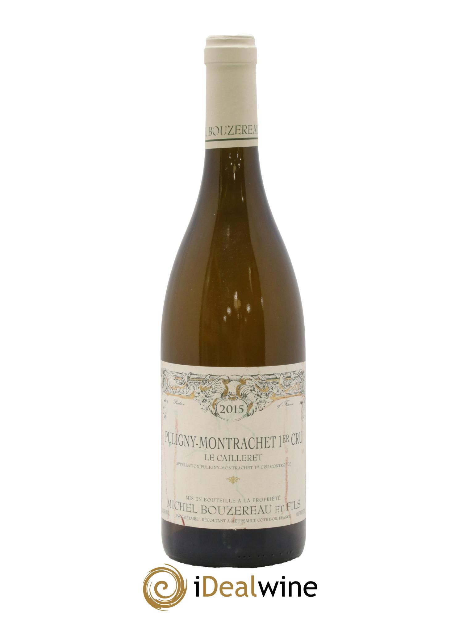 Puligny-Montrachet 1er Cru Le Cailleret Michel Bouzereau et Fils (Domaine) 2015 - Lot de 1 bouteille - 0