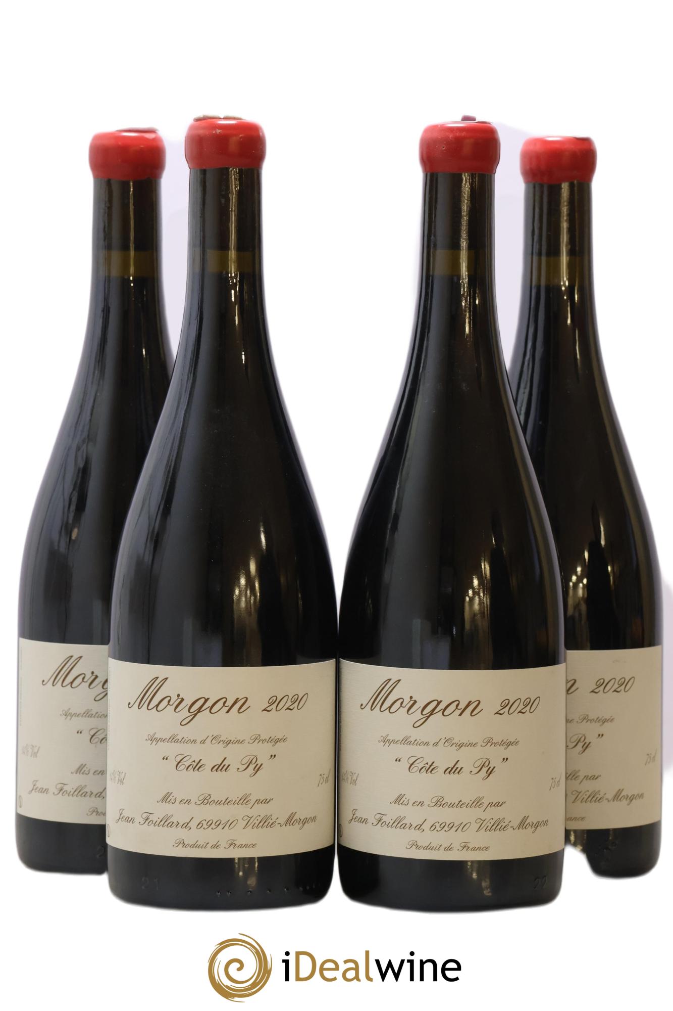 Morgon Côte du Py Jean Foillard 2020 - Posten von 4 Flaschen - 0