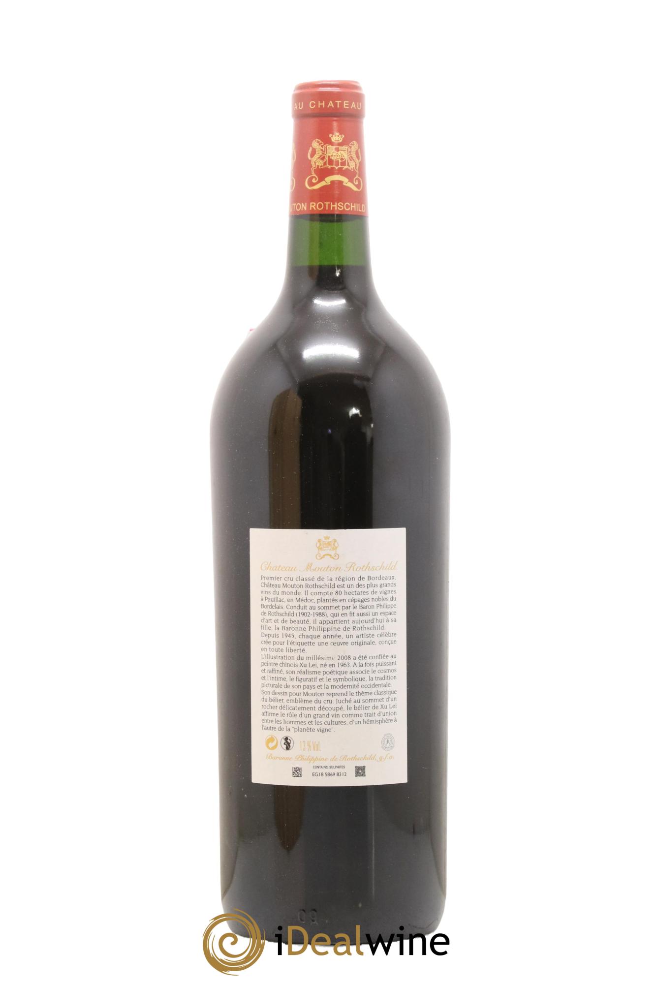 Château Mouton Rothschild 1er Grand Cru Classé 2008 - Lot of 1 magnum - 2