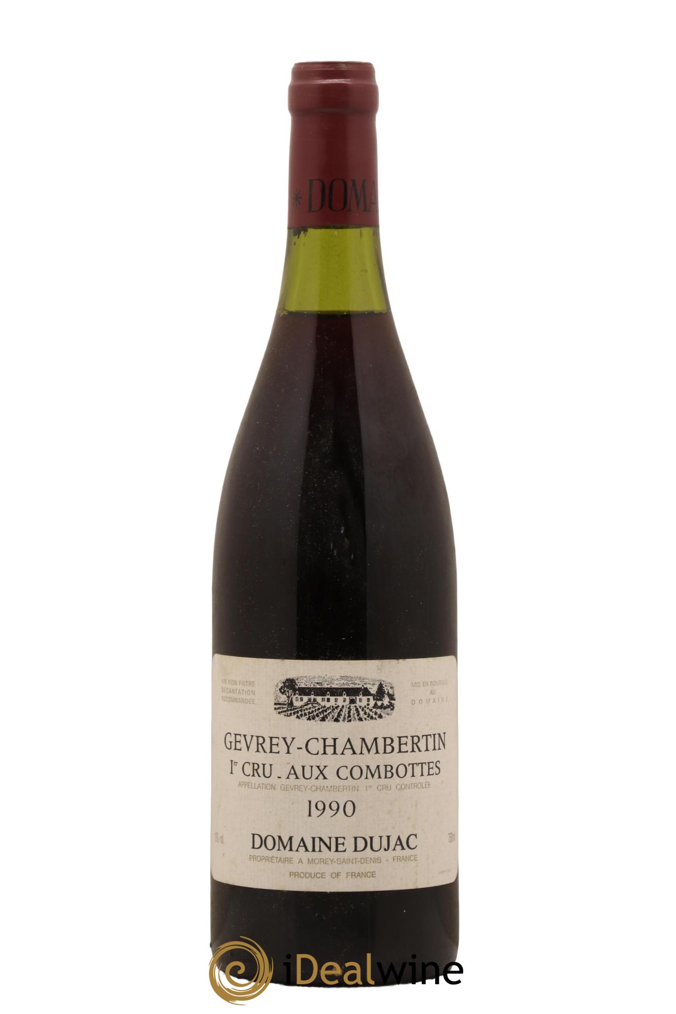 Gevrey-Chambertin 1er Cru Aux Combottes Dujac (Domaine) 1990 - Lot de 1 bouteille - 0