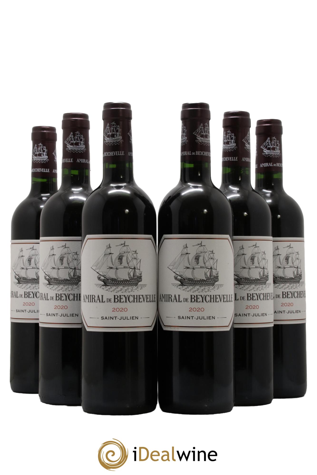 Amiral de Beychevelle Second Vin 2020 - Lot de 6 bouteilles - 0