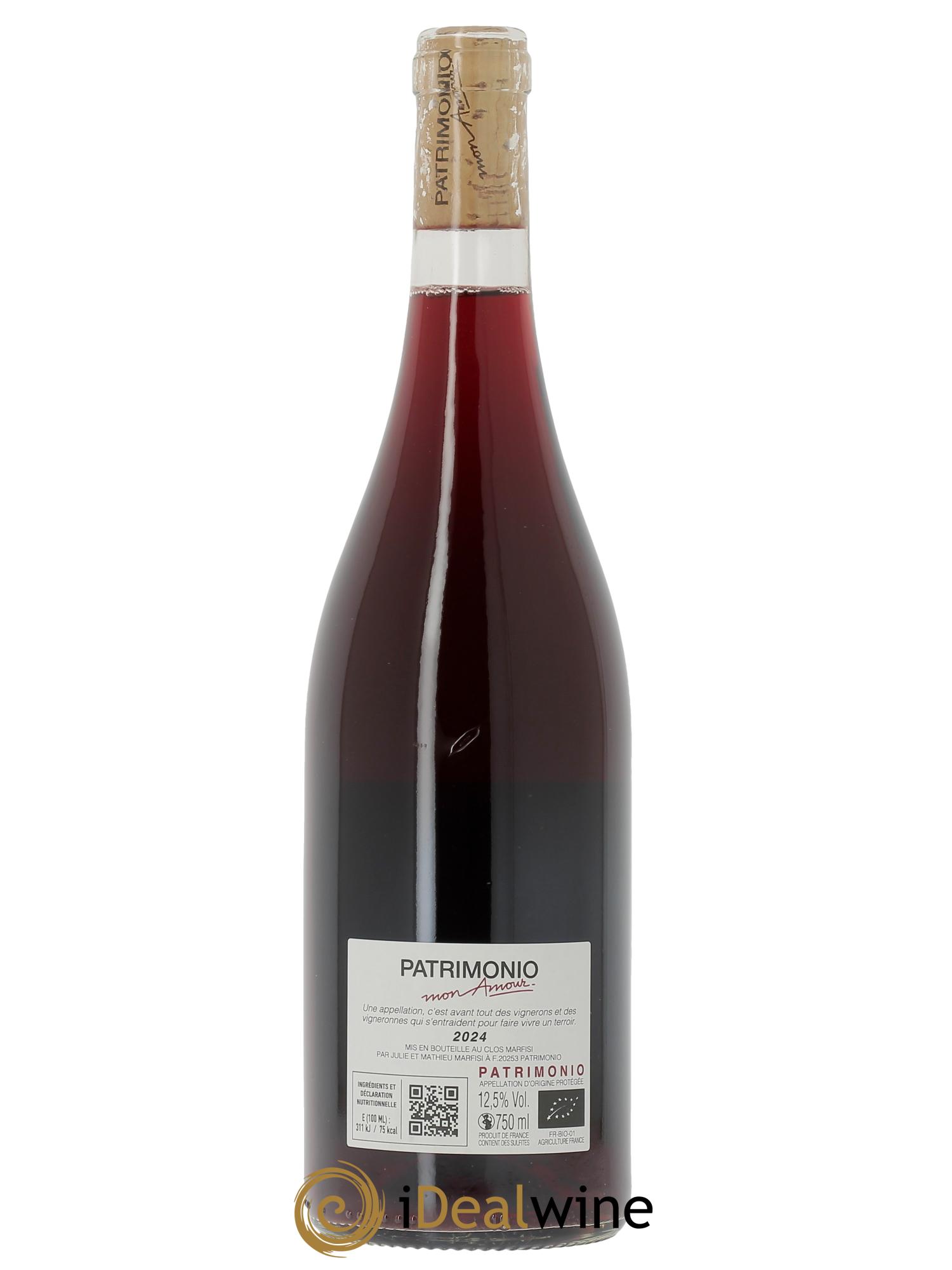Patrimonio Mon Amour Clos Marfisi  2024 - Lot of 1 bottle - 1