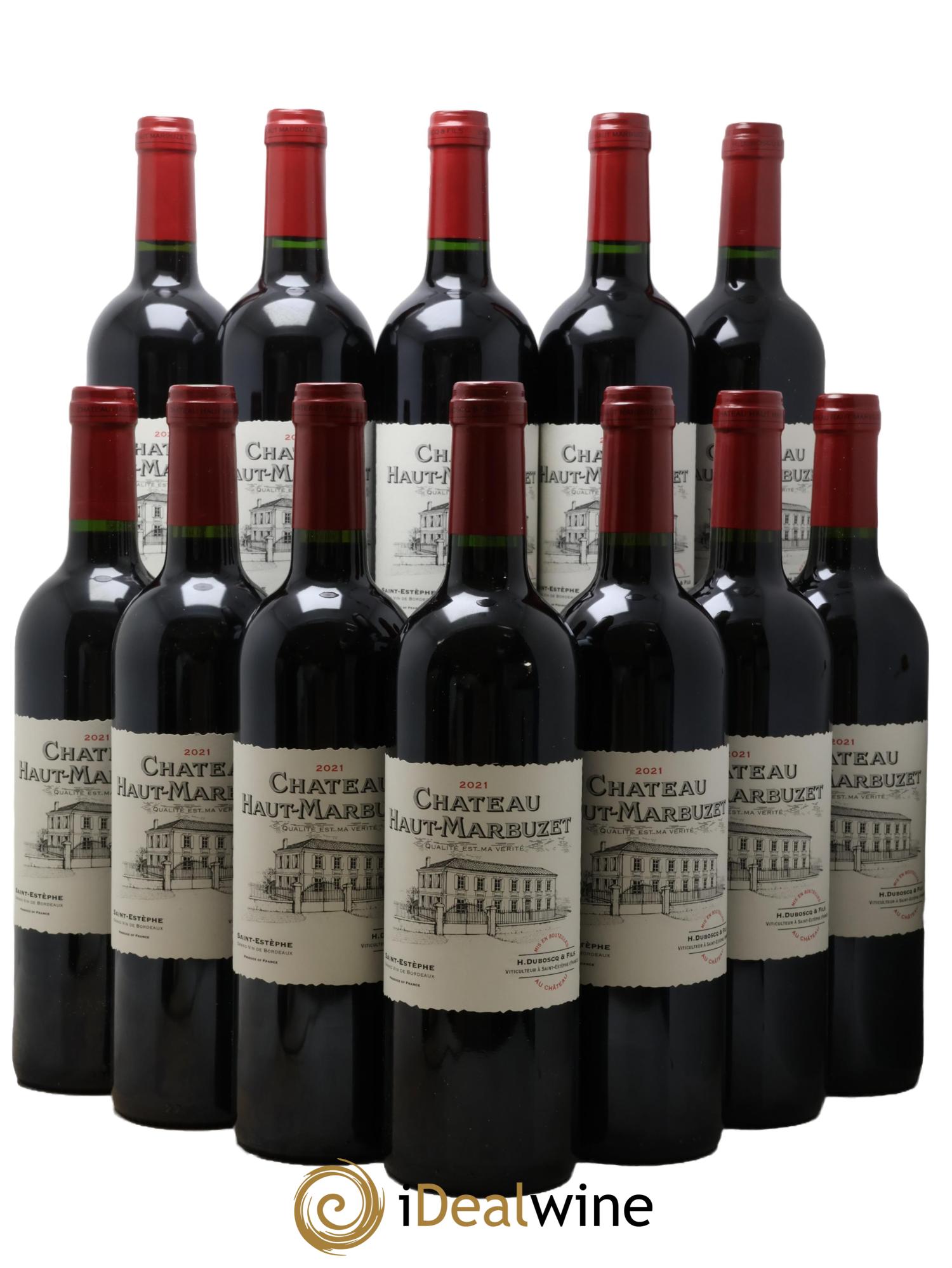 Château Haut Marbuzet 2021 - Lot de 12 bouteilles - 0