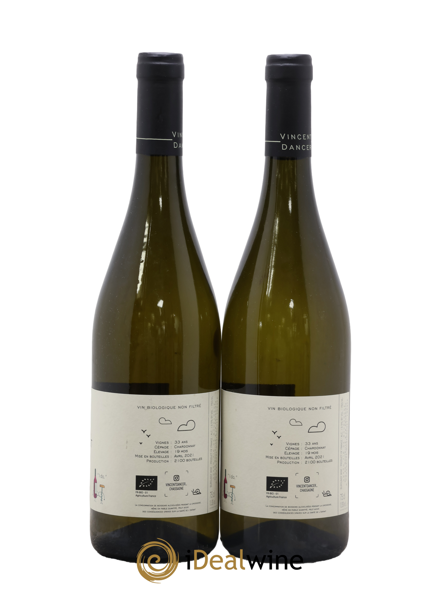 Meursault Les Corbins Vincent Dancer 2019 - Posten von 2 Flaschen - 1
