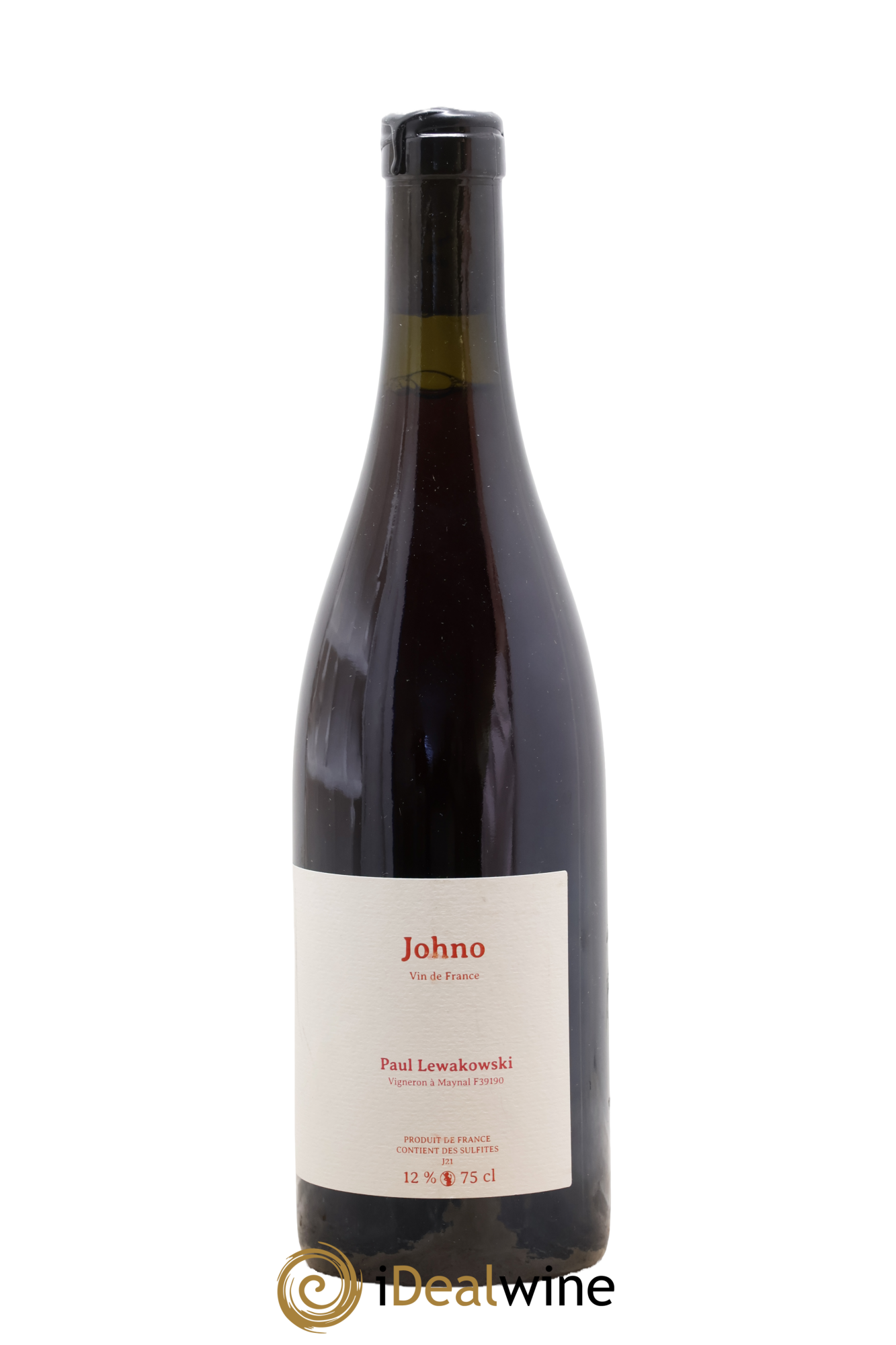 Vin de France Johno Paul Lewakowski 2021 - Lot de 1 bouteille - 1