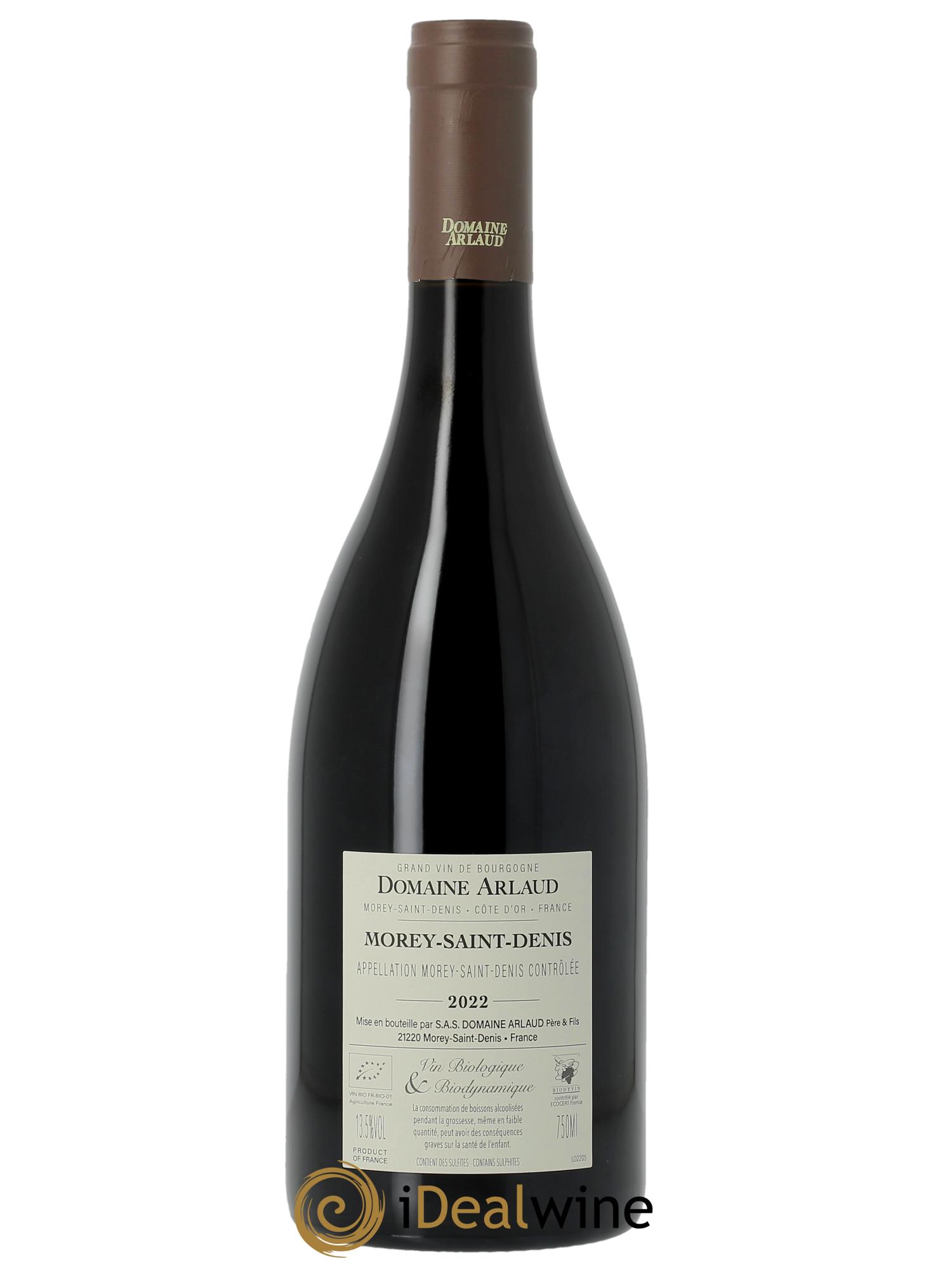 Morey-Saint-Denis Arlaud 2022 - Lot de 1 bouteille - 1