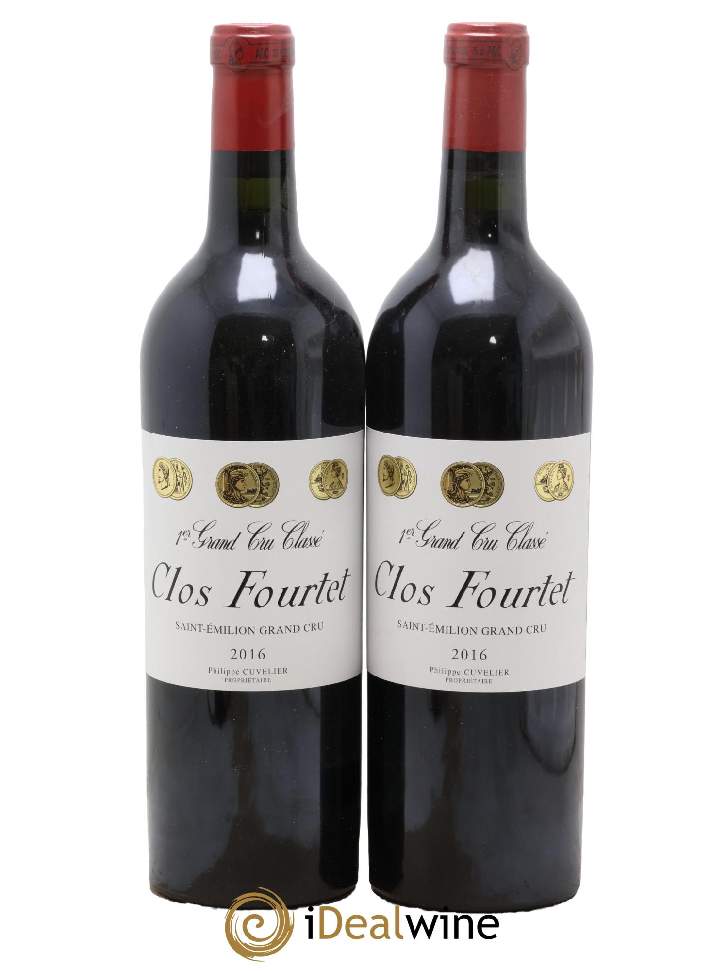 Clos Fourtet 1er Grand Cru Classé B  2016 - Lot de 2 bouteilles - 0