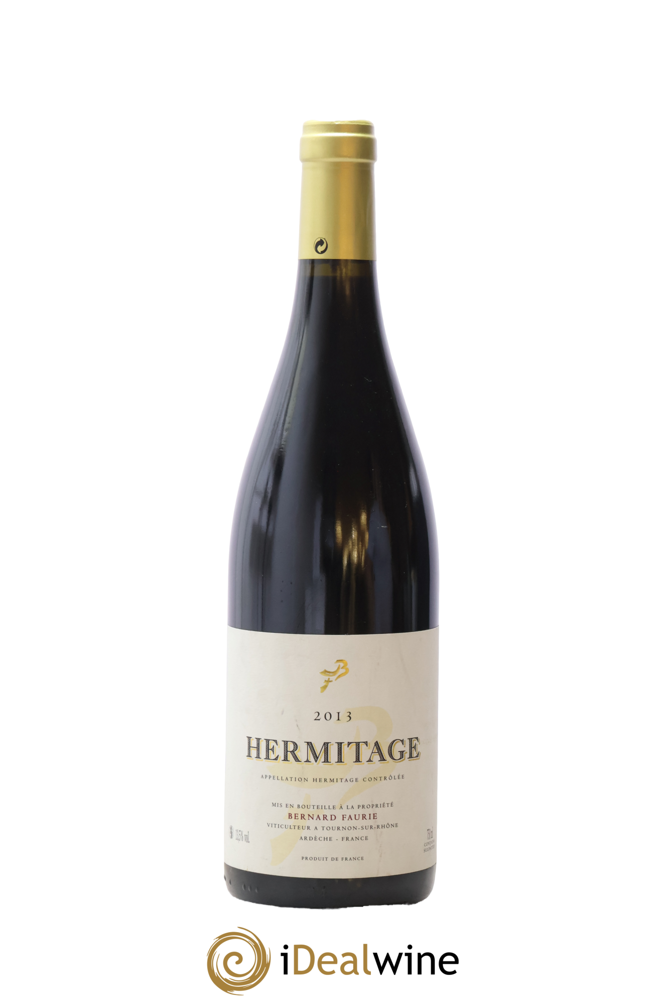 Hermitage Bessards Méal (capsule dorée) Bernard Faurie 2013 - Lot de 1 bouteille - 0