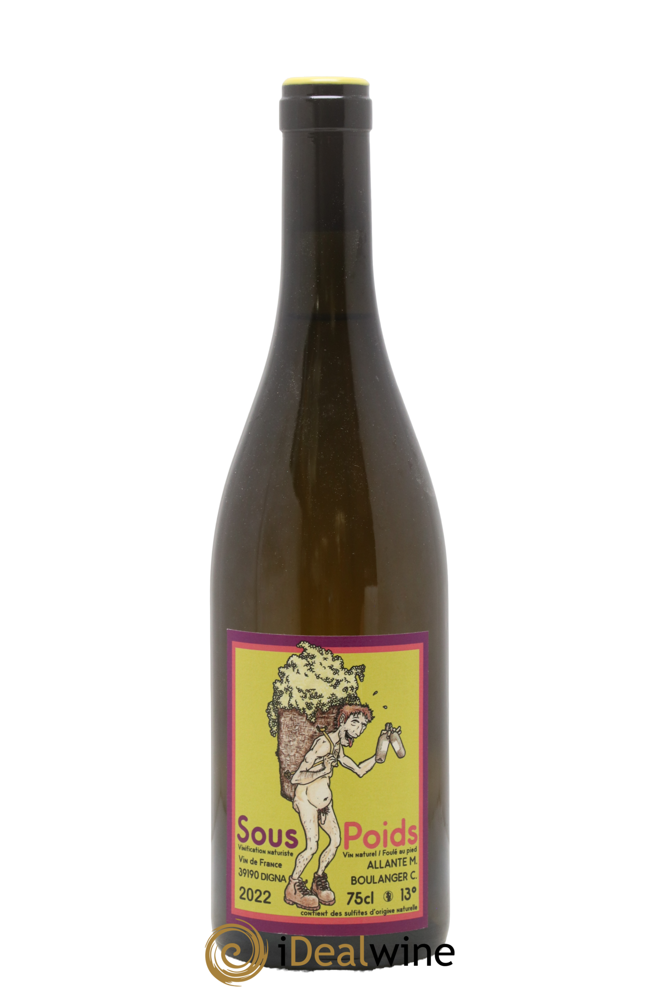 Vin de France Sous Poids Allante Boulanger 2022 - Lot de 1 bouteille - 0
