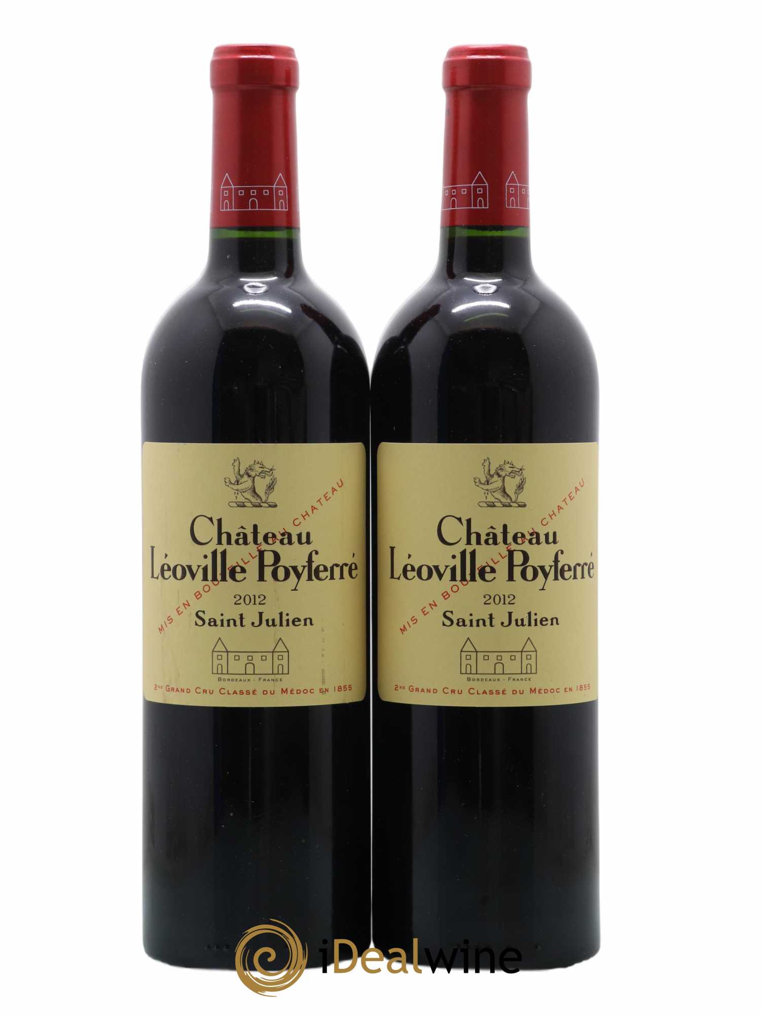 Château Léoville Poyferré 2ème Grand Cru Classé 2012 - Lot de 2 bouteilles - 0