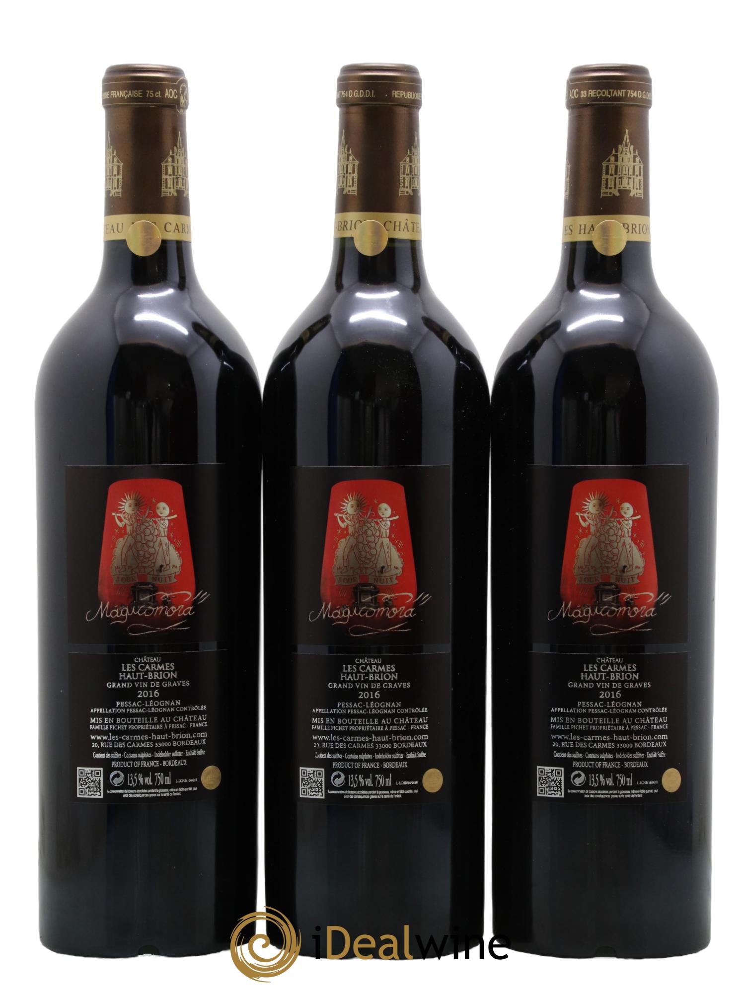 Château Les Carmes Haut-Brion 2016 - Lot de 6 bouteilles - 2