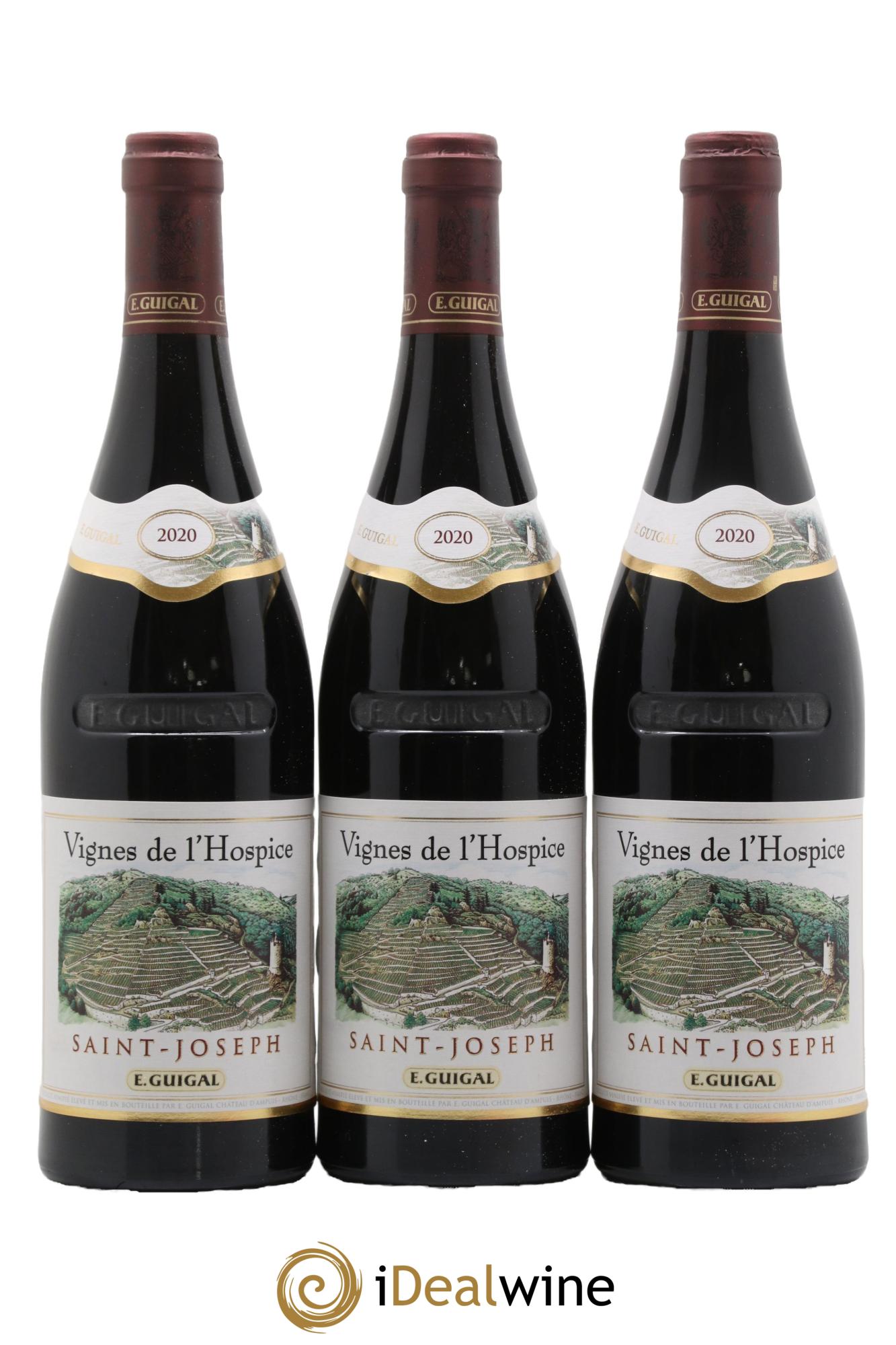 Saint-Joseph Vignes de l'Hospice Guigal 2020 - Lotto di 6 bottiglie - 1