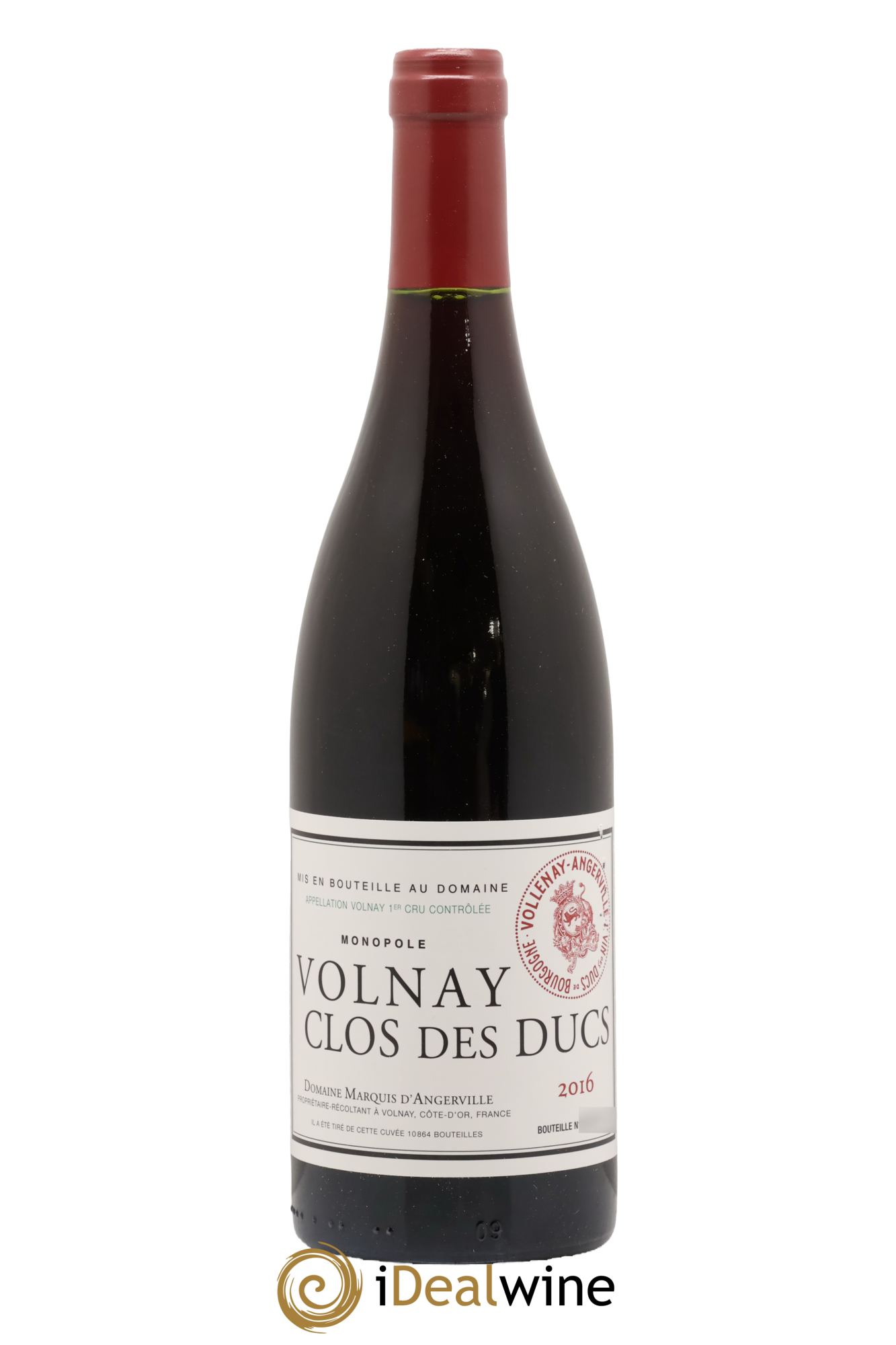 Volnay 1er Cru Clos des Ducs Marquis d'Angerville (Domaine) 2016 - Lot de 1 bouteille - 0