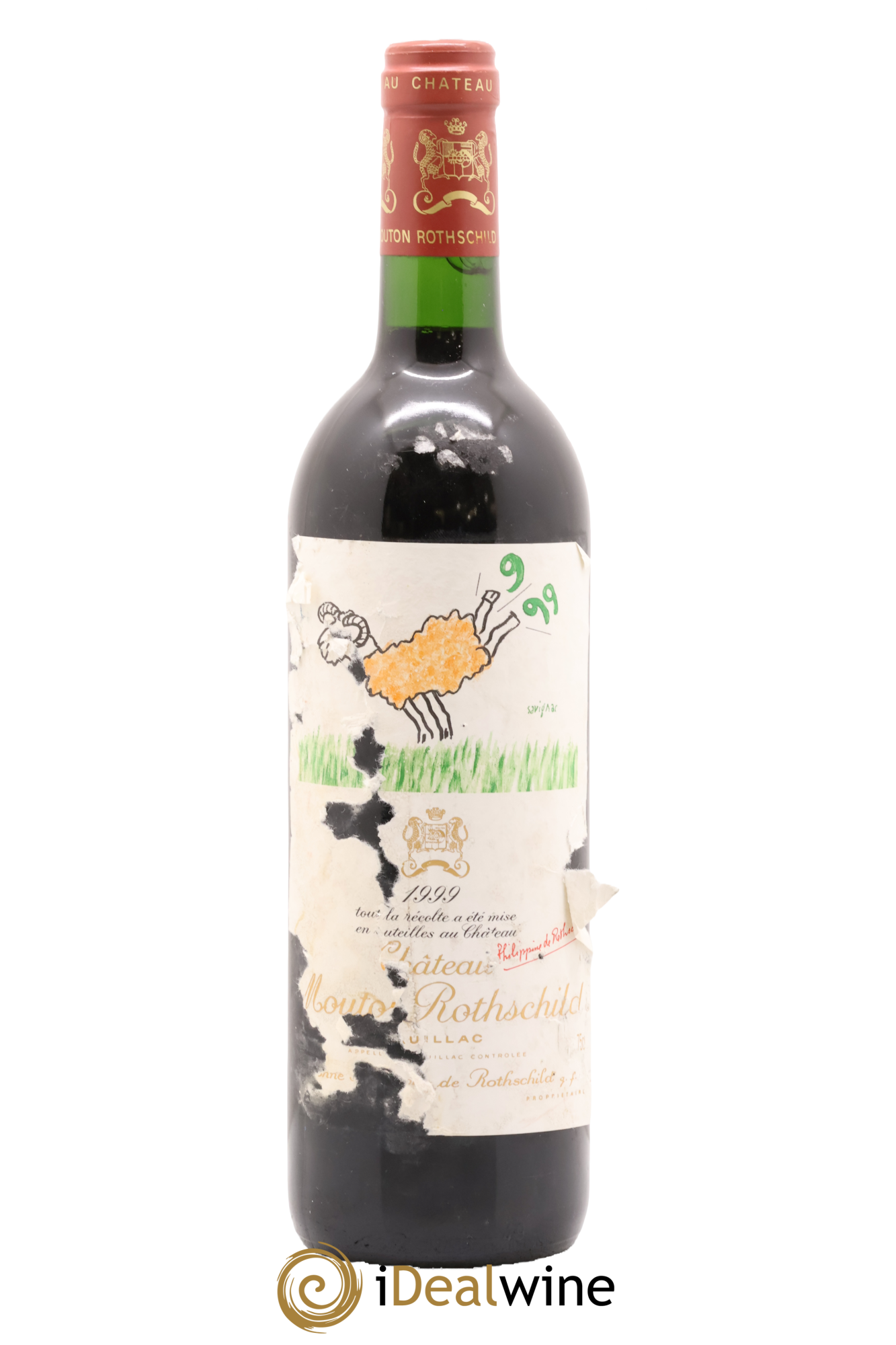 Château Mouton Rothschild 1er Grand Cru Classé 1999 - Lot of 1 bottle - 0