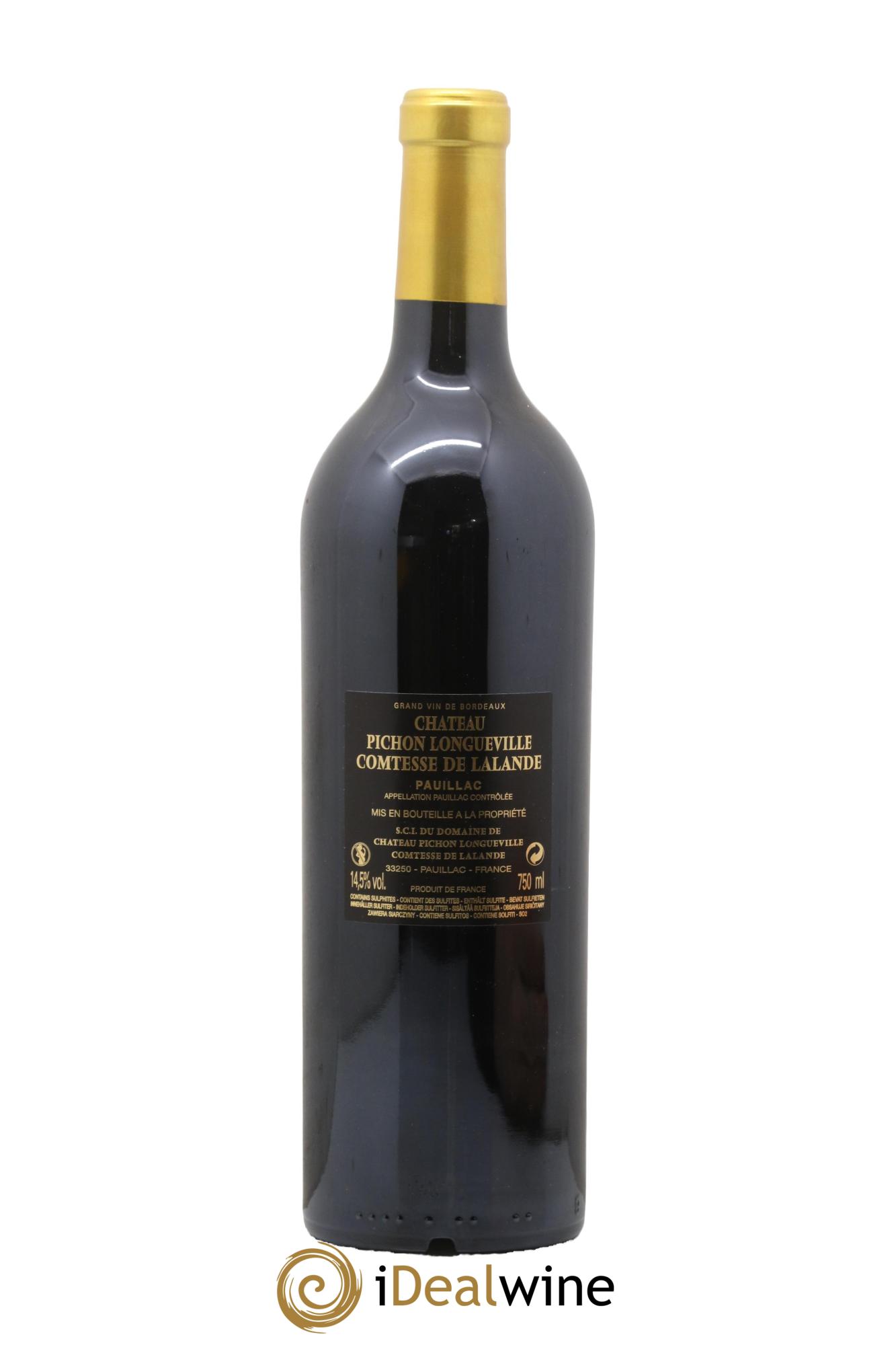 Château Pichon Longueville Comtesse de Lalande 2ème Grand Cru Classé 2018 - Posten von 1 Flasche - 1