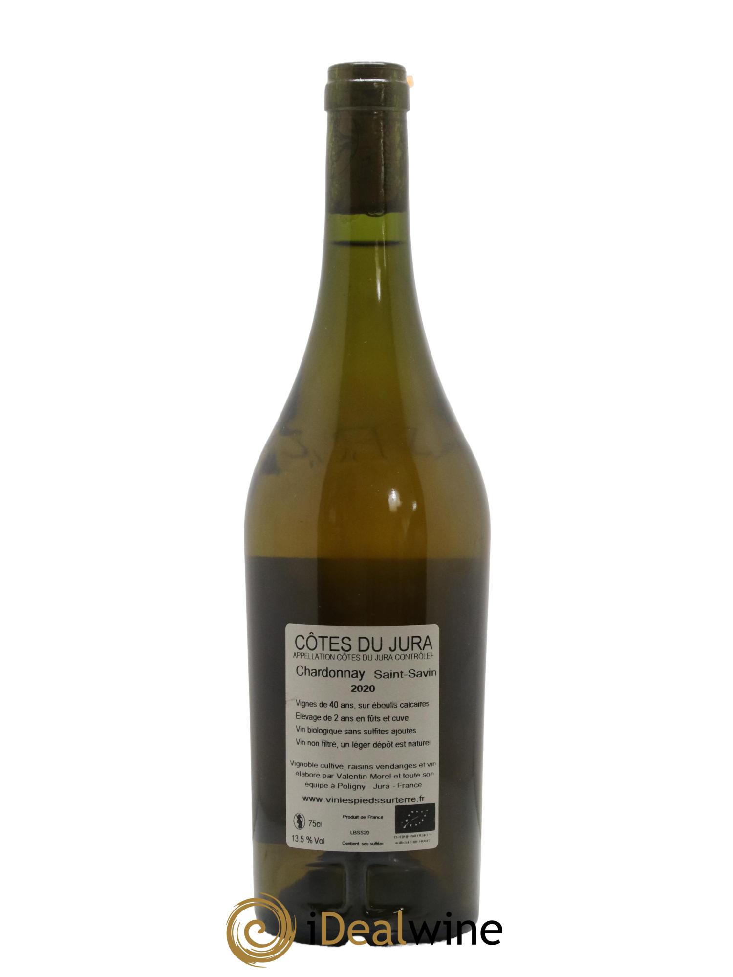 Côtes du Jura Chardonnay Saint-Savin Valentin Morel 2020 - Lot de 1 bouteille - 1