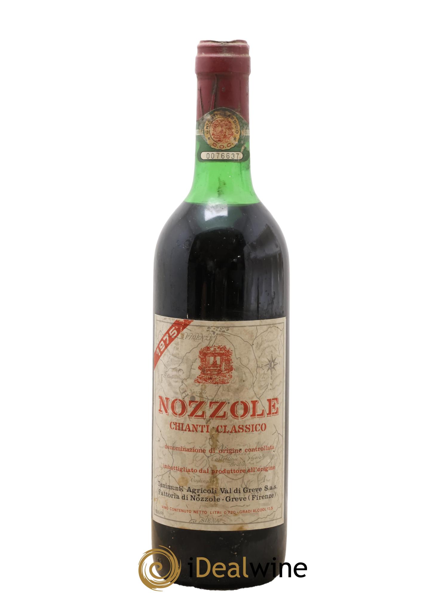 Chianti Classico DOCG Nozzole 1975 - Lotto di 1 bottiglia - 0