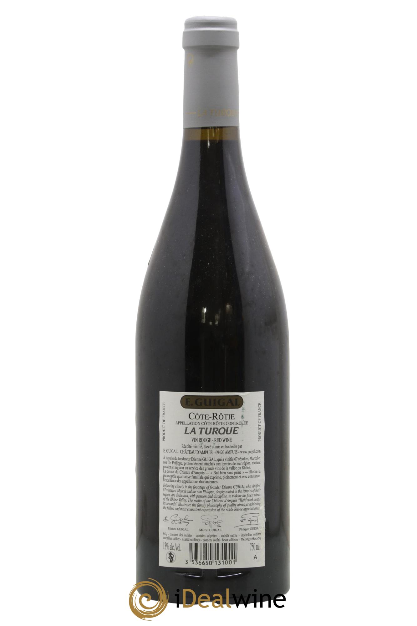 Côte-Rôtie La Turque Guigal 2010 - Lot de 1 bouteille - 1