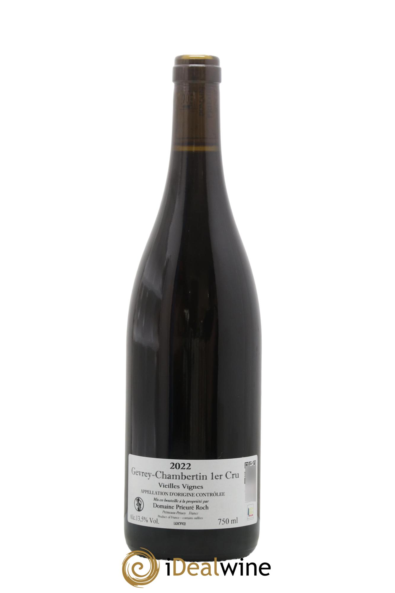 Gevrey-Chambertin  1er Cru Vieilles Vignes Prieuré Roch 2022 - Lot de 1 bouteille - 1
