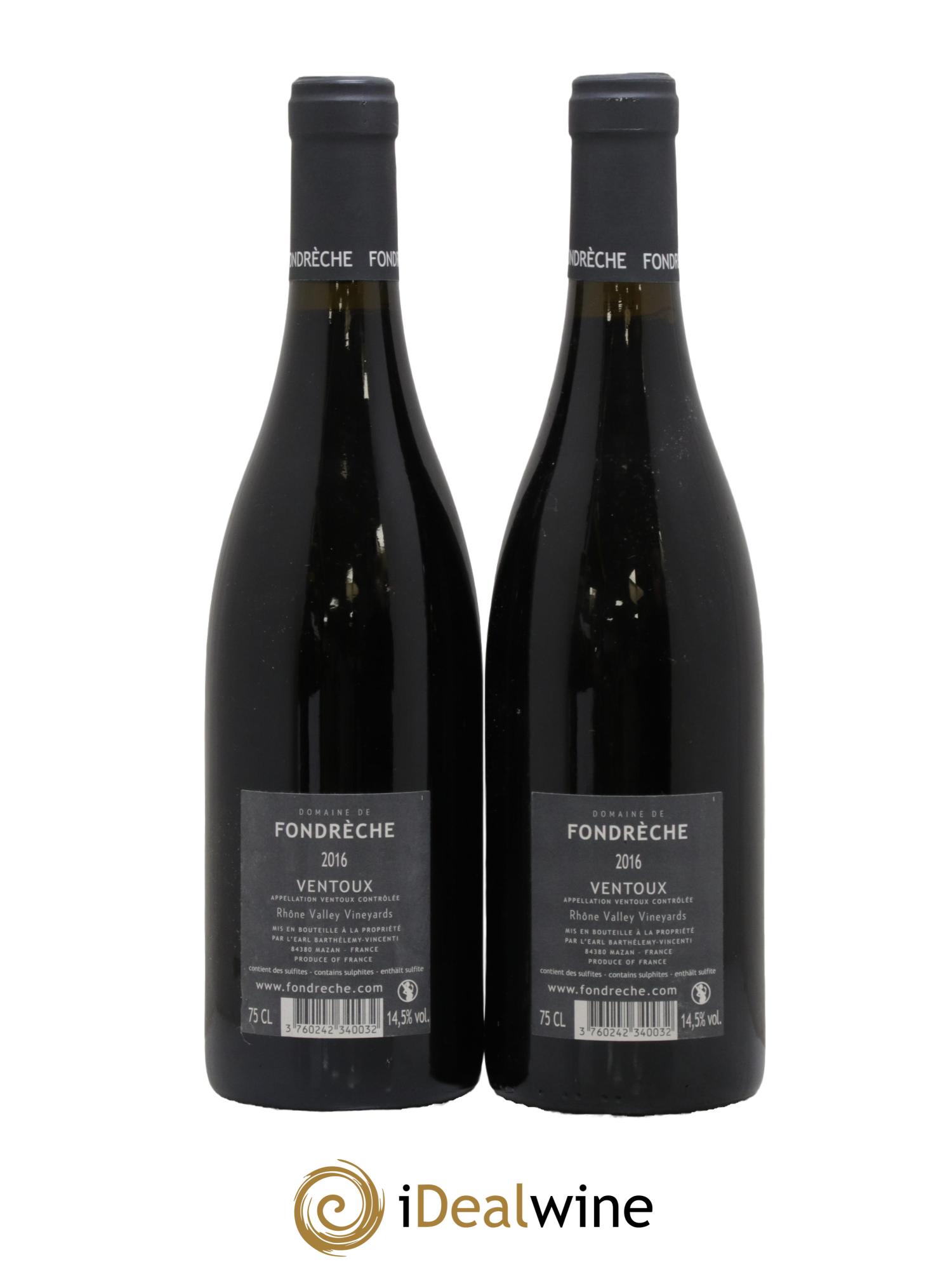 Ventoux Il Était Une Fois Domaine De Fondreche 2016 - Lot de 2 bouteilles - 1