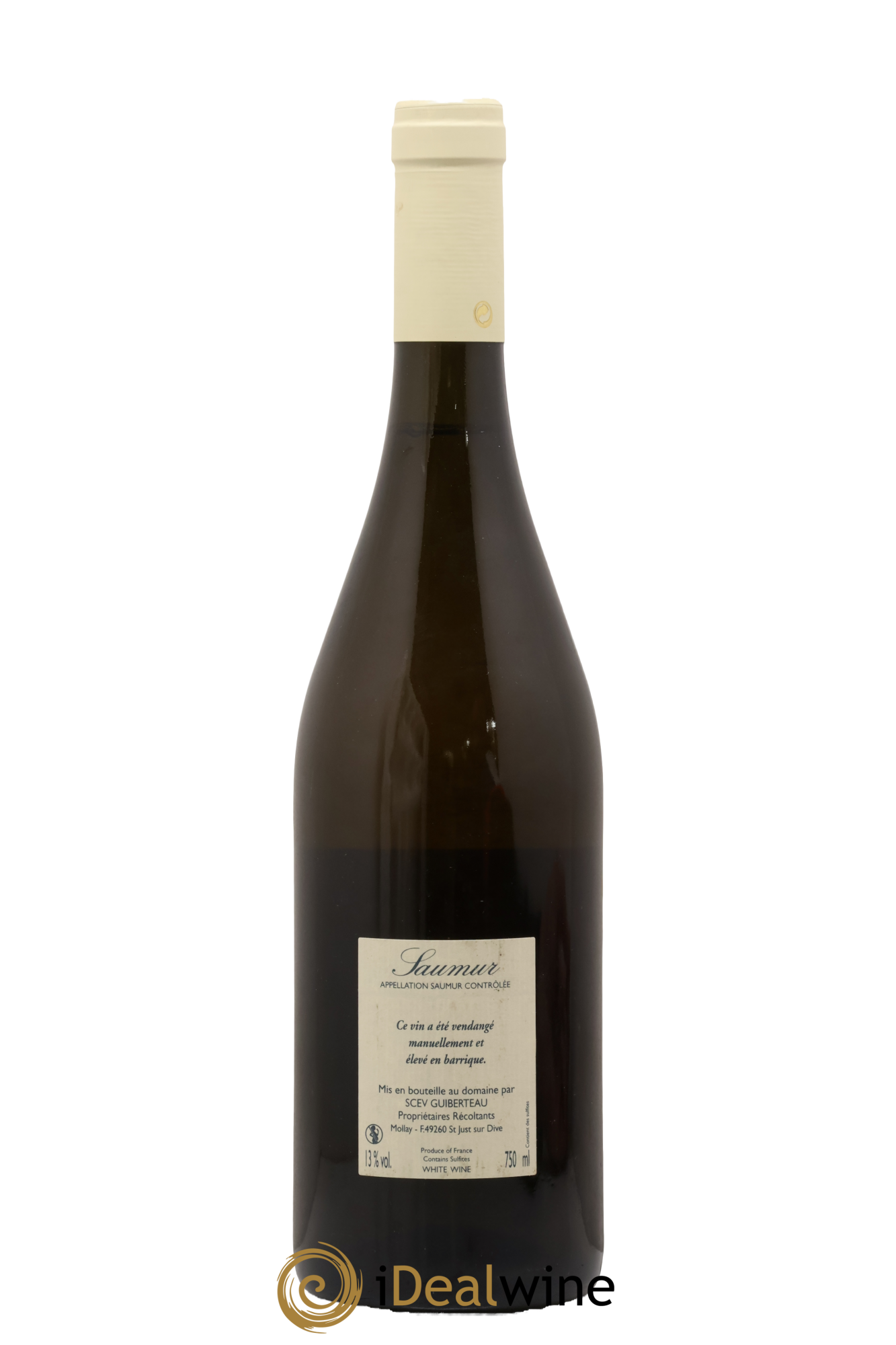 Saumur Brézé Clos des Carmes Domaine Guiberteau 2007 - Lot of 1 bottle - 1