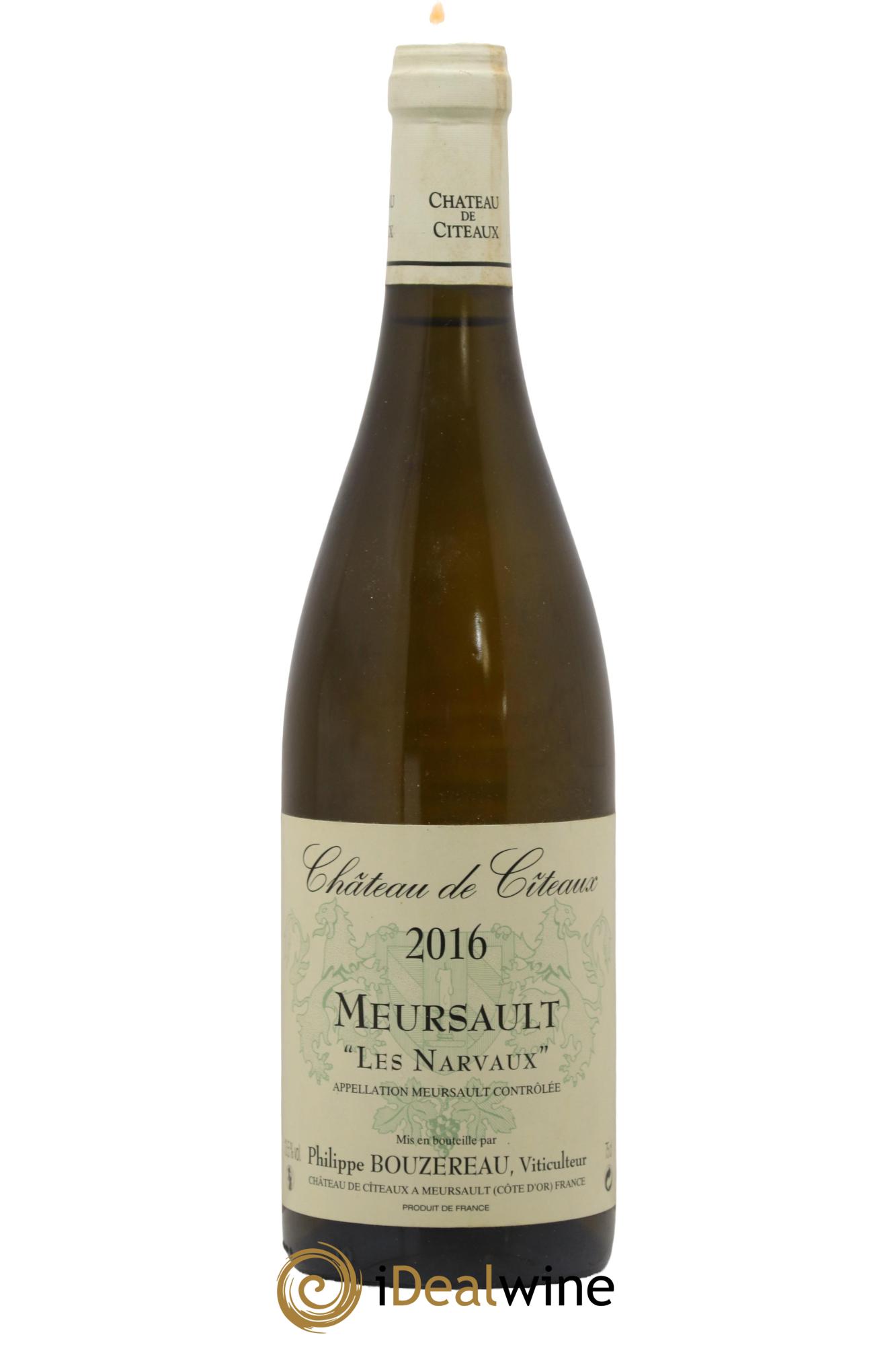 Meursault Les Narvaux Philippe Bouzereau 2016 - Lot of 1 bottle - 0