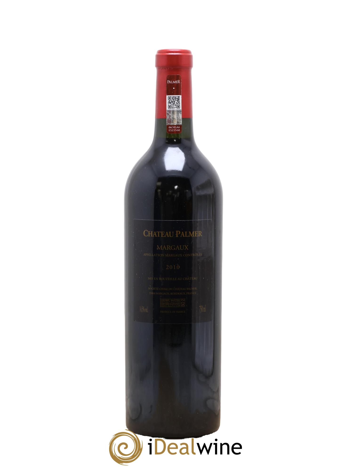 Château Palmer 3ème Grand Cru Classé 2010 - Lot of 1 bottle - 1