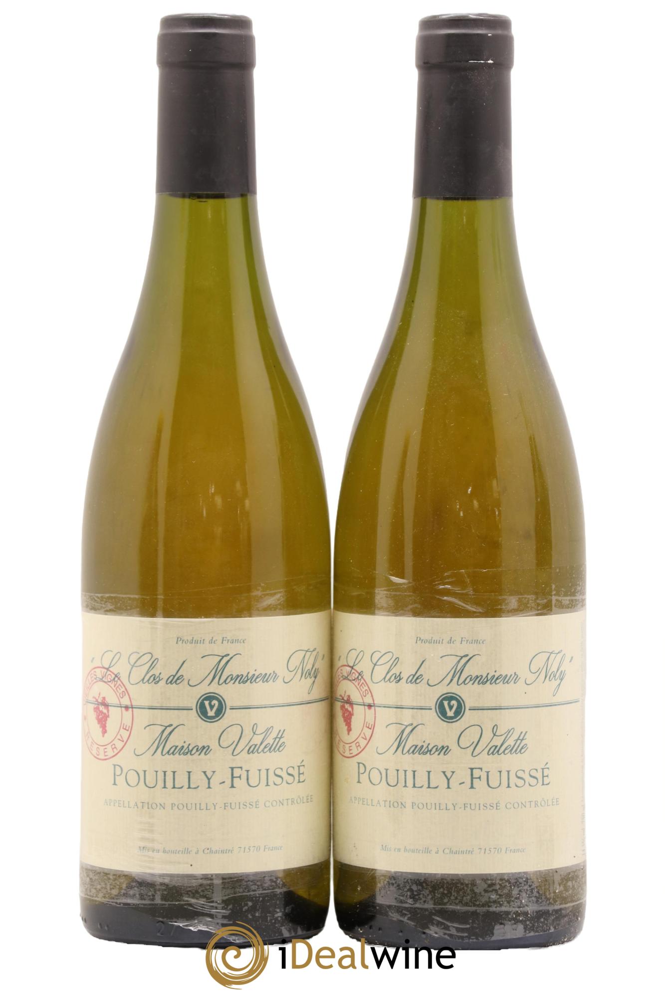 Pouilly-Fuissé Clos de Monsieur Noly Vieilles Vignes Valette (Domaine) - Lot de 2 bouteilles - 0