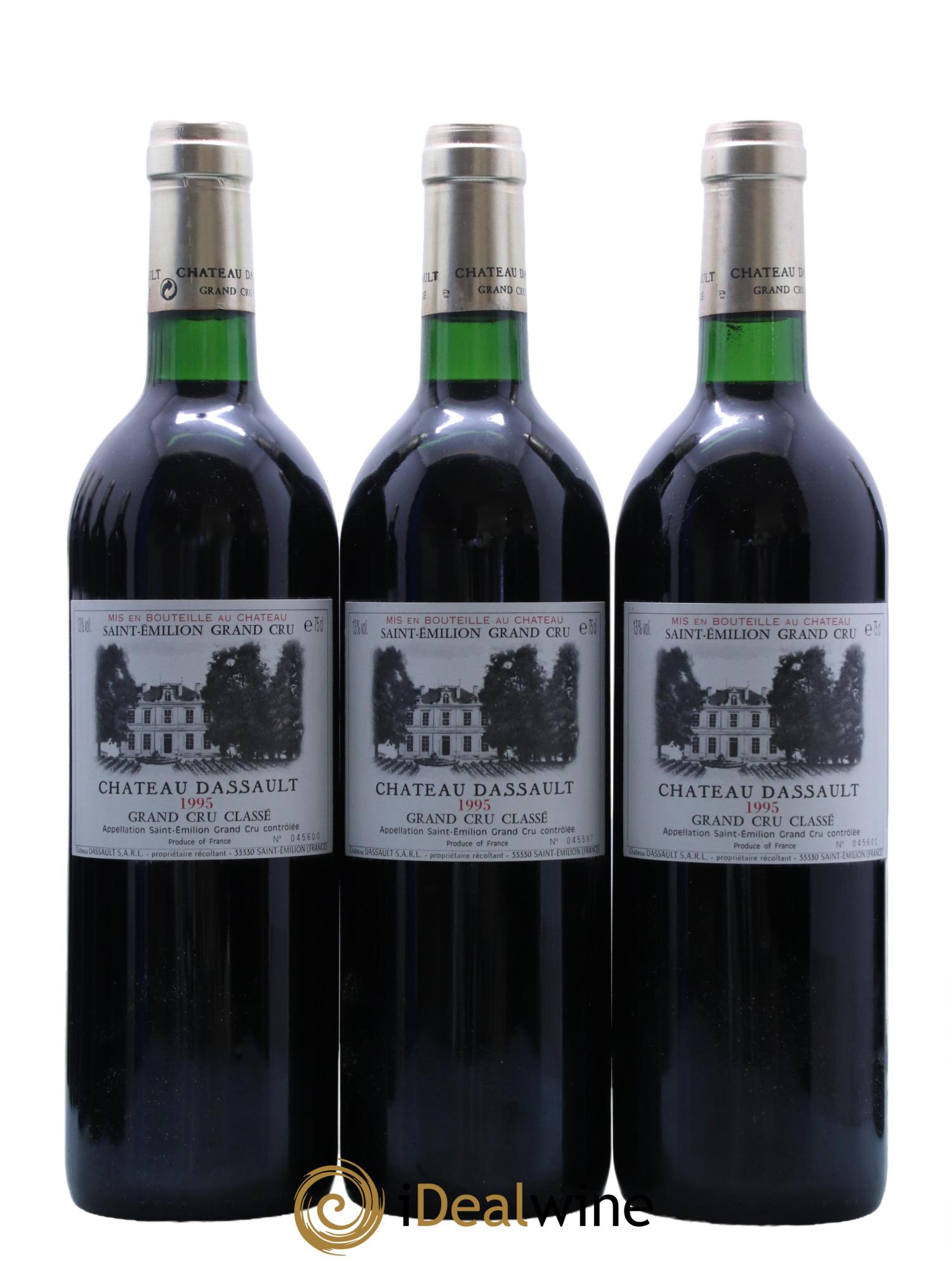 Château Dassault Grand Cru Classé 1995 - Lot de 12 bouteilles - 2