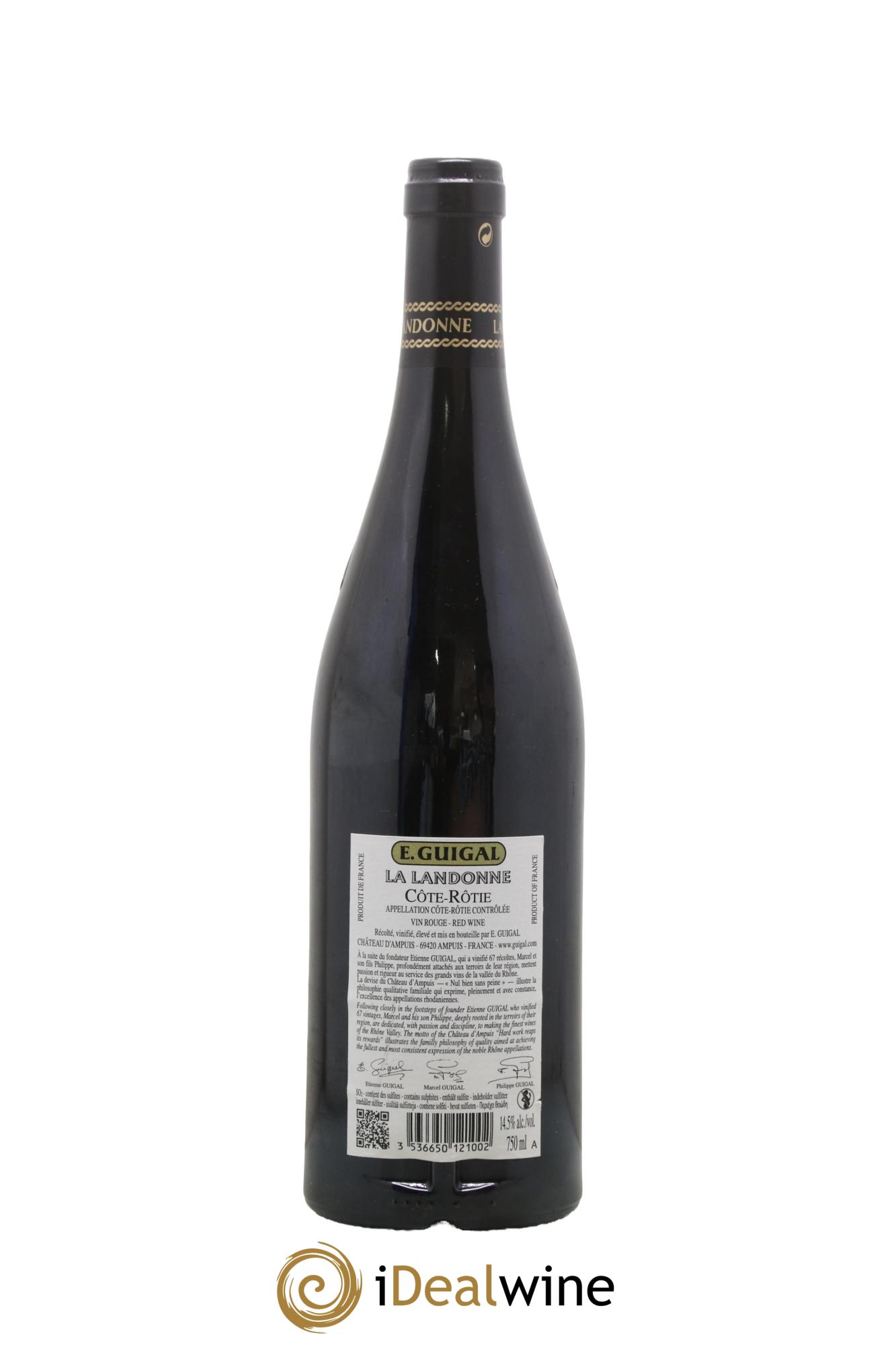 Côte-Rôtie La Landonne Guigal 2019 - Lot de 1 bouteille - 1