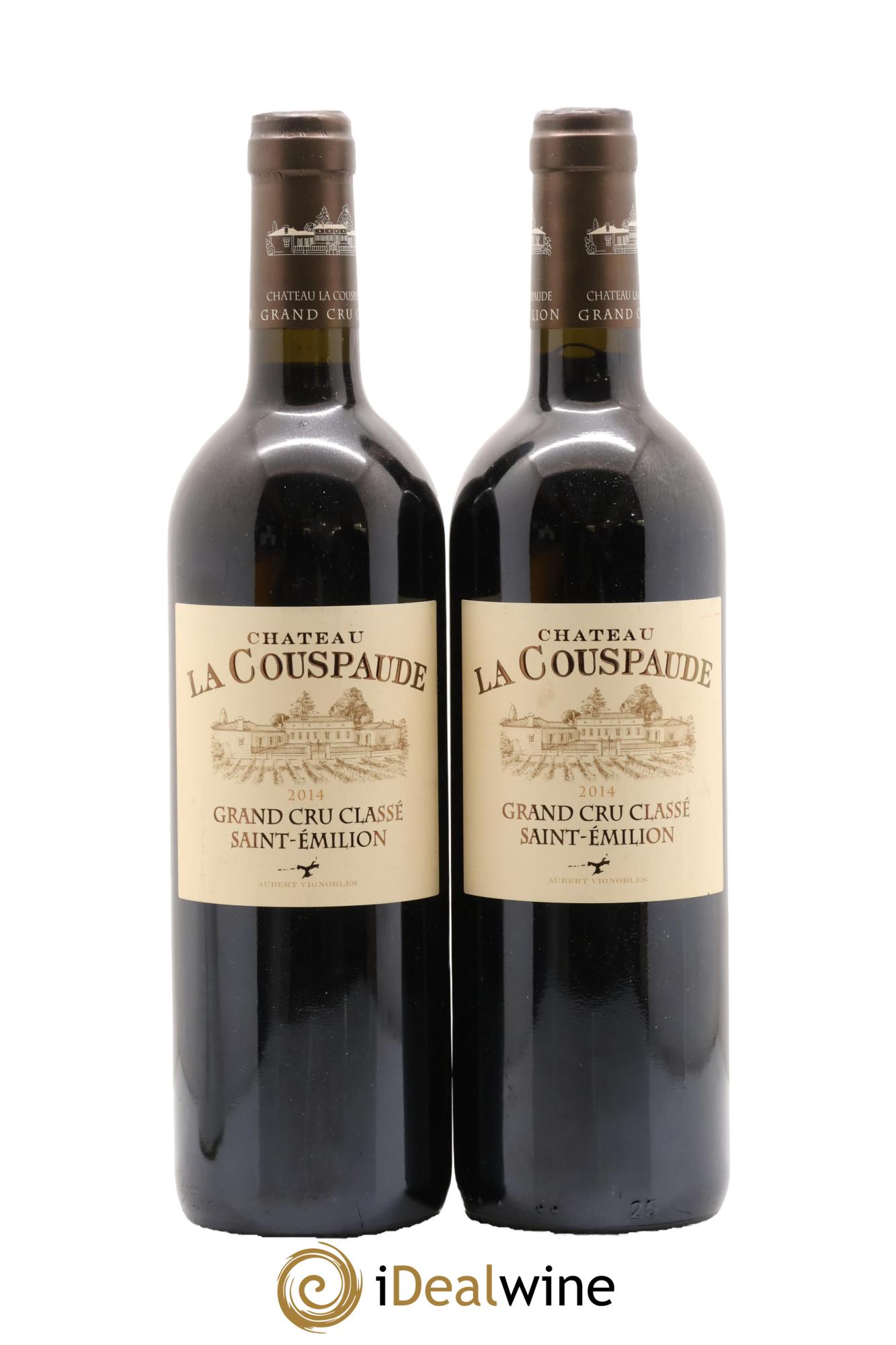 Château la Couspaude Grand Cru Classé 2014 - Lot of 2 bottles - 0